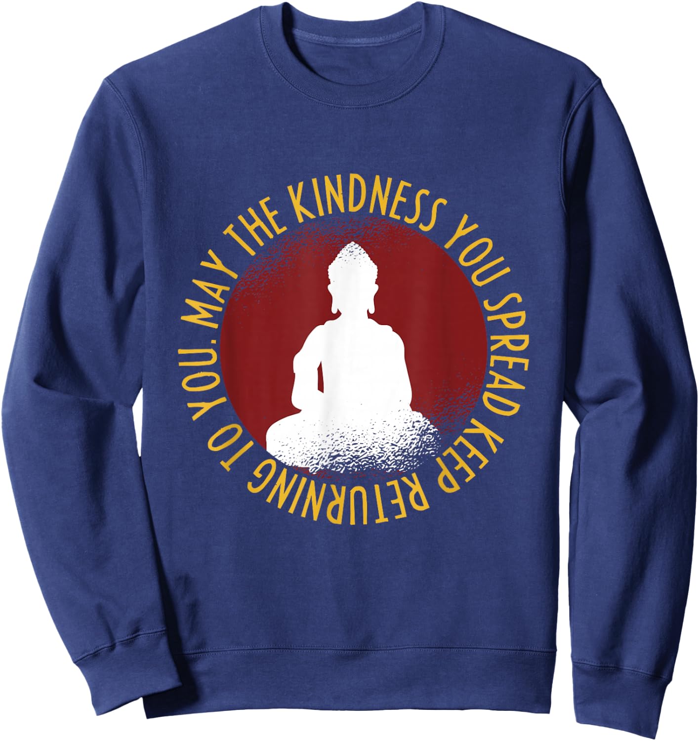 Buddhist Zen Buddhism - Buddha Sweatshirt - Sweatshirt | Navy