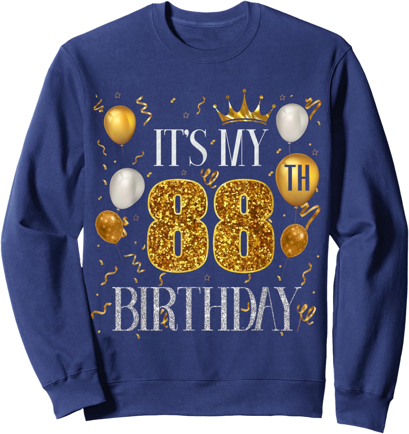 Its My 88th Birthday Happy 1935 Birthday Women Sweatshirt - Sweatshirt | Navy