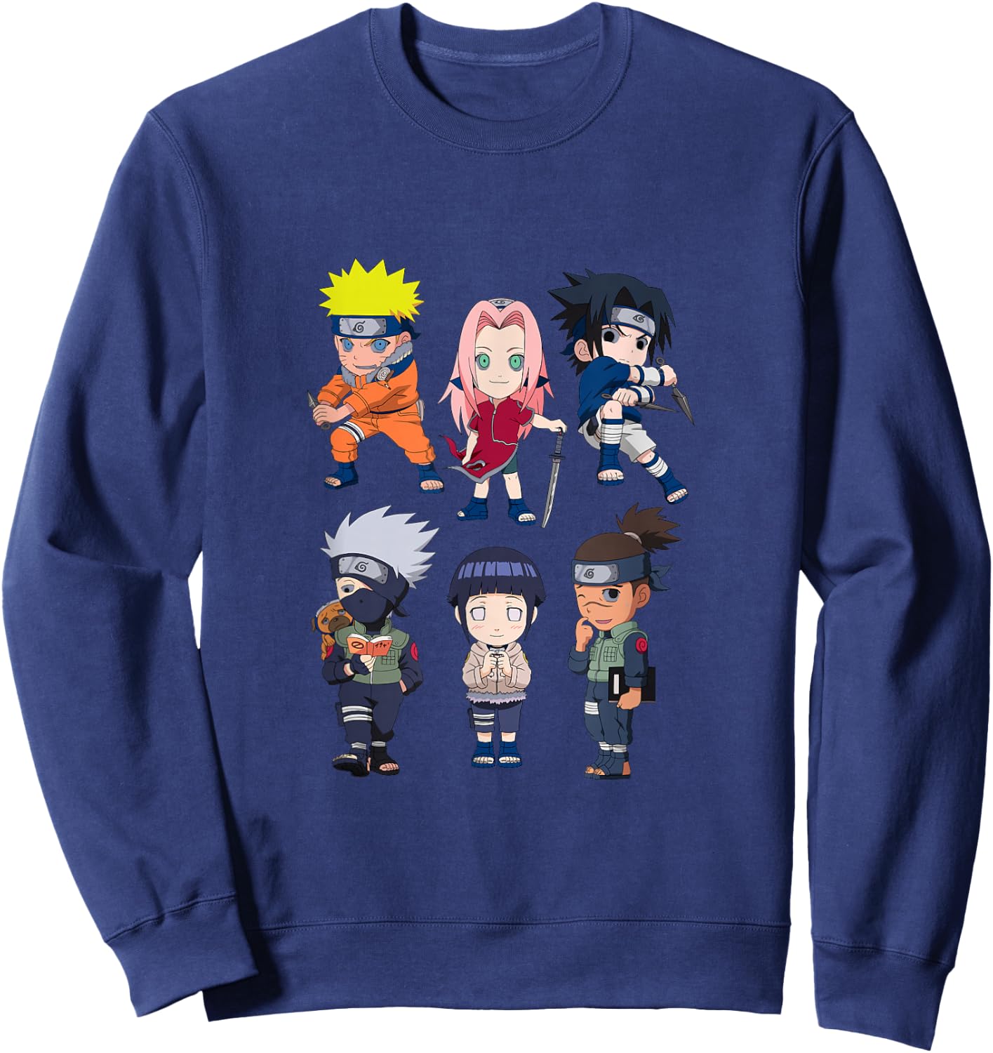 Naruto Chibi Heroes Sweatshirt - Sweatshirt | Navy