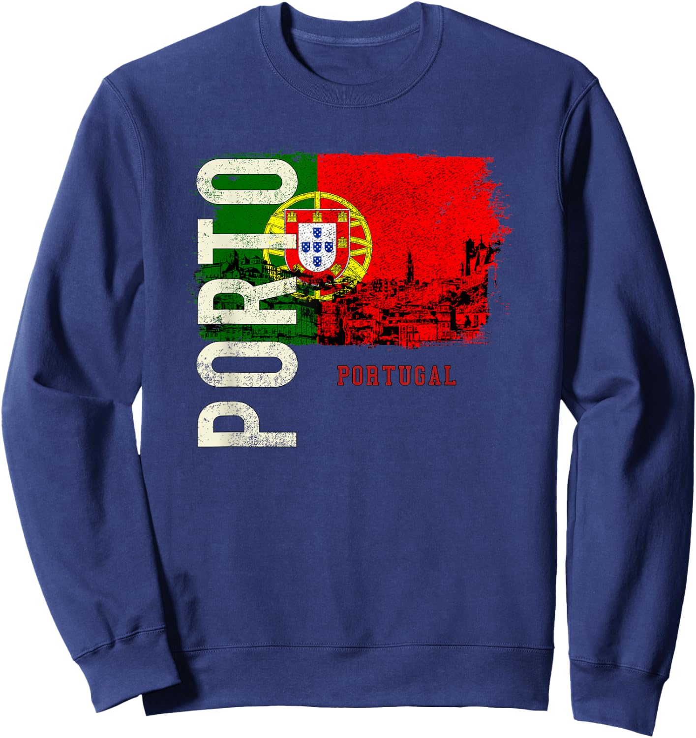 Porto Portugal Europe Sweatshirt - Sweatshirt | Navy