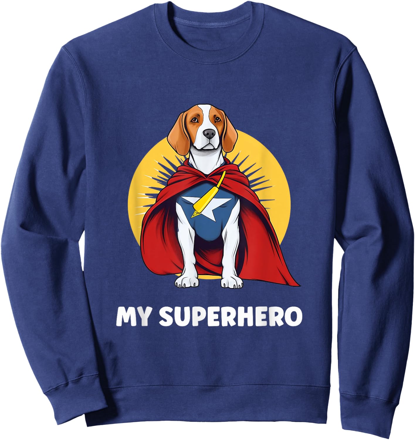 Beagle My Superhero Sweatshirt - Sweatshirt | Navy