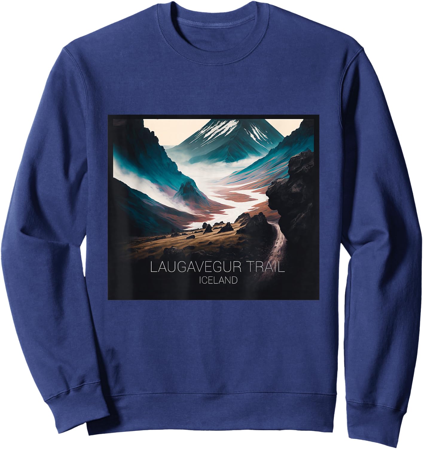 Laugavegur Trail Iceland Sweatshirt - Sweatshirt | Navy