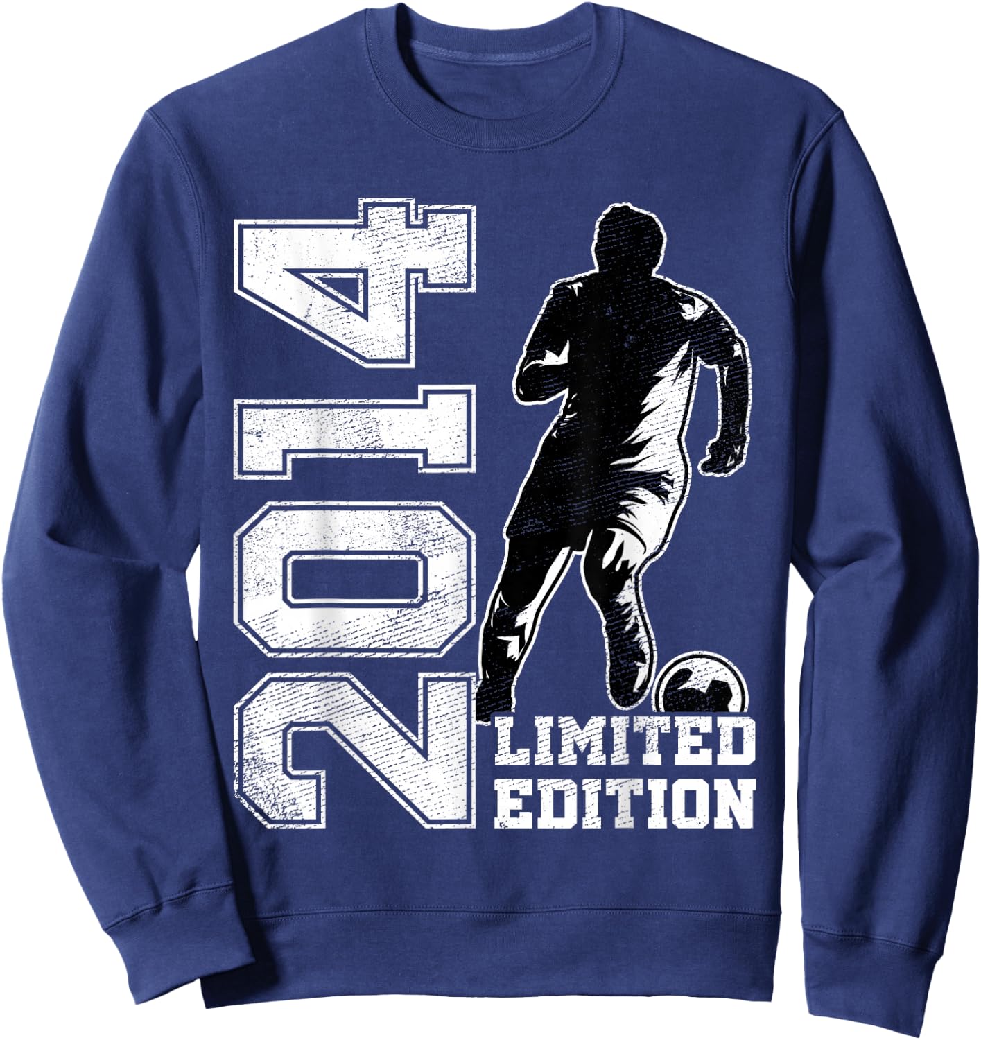 11th Birthday Soccer Limited Edition 2014 11 Years Old Sweatshirt - Sweatshirt | Navy