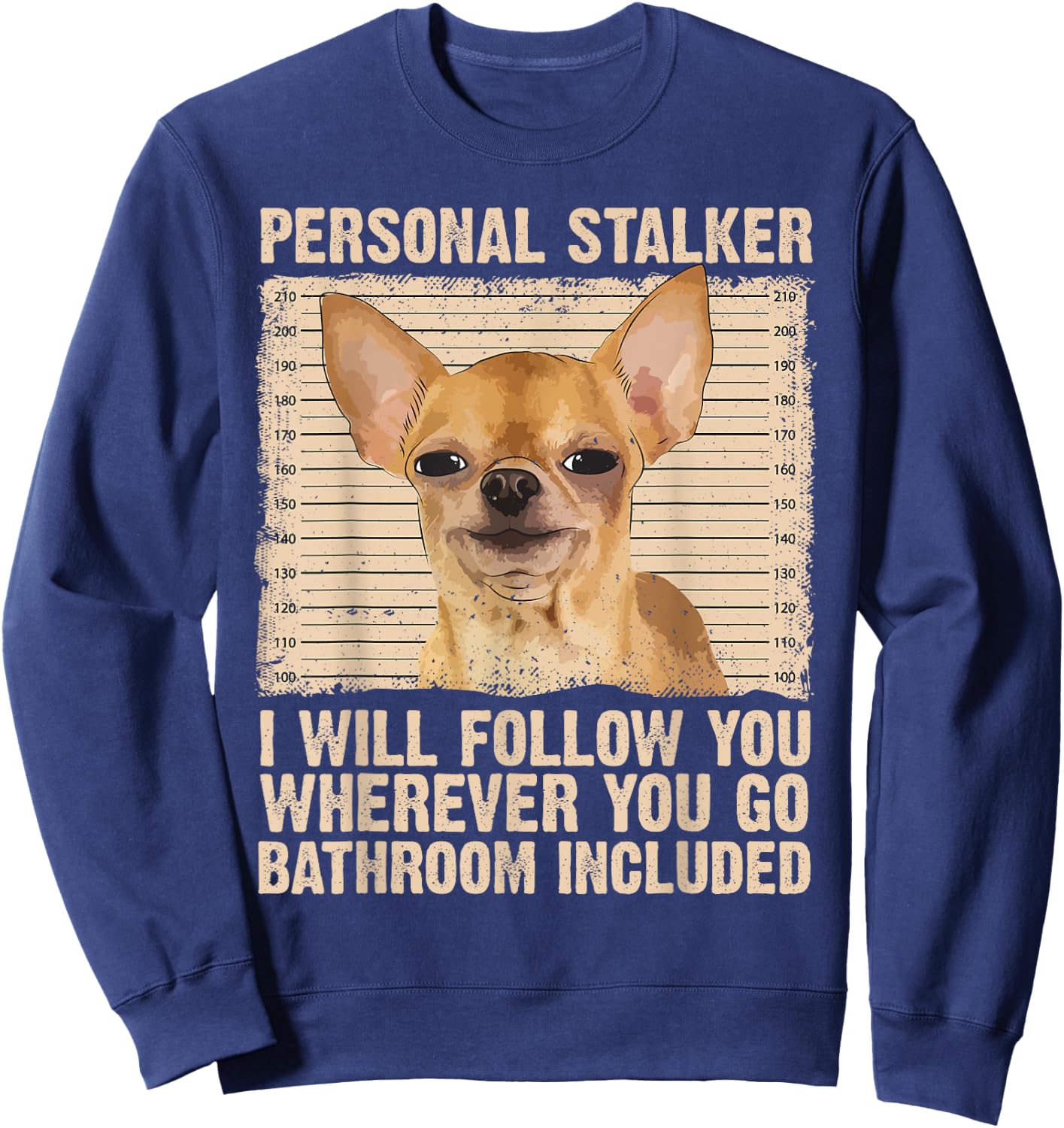 Cute Chihuahua Design Women Kids Chihuahua Lovers Sweatshirt - Sweatshirt | Navy