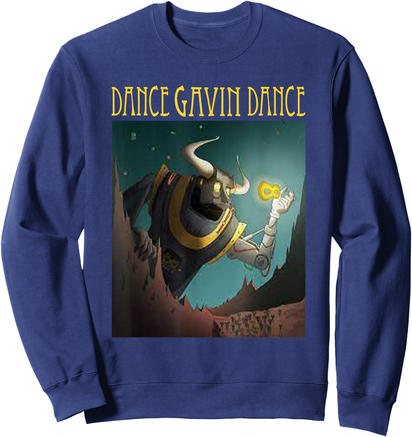 Dance Gavin Dance Graphic Design - Dance Gavin Dance Sweatshirt - Sweatshirt | Navy