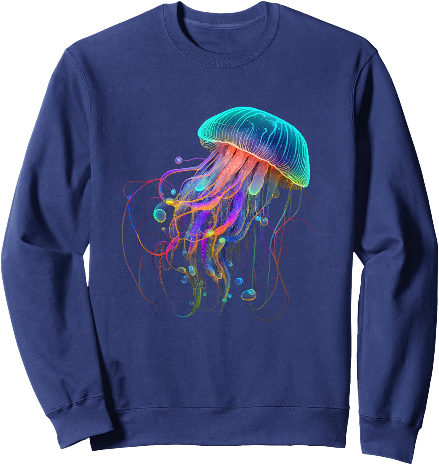 Jellyfish Ocean Animal Scuba Diving Jelly Fish Sweatshirt - Sweatshirt | Navy