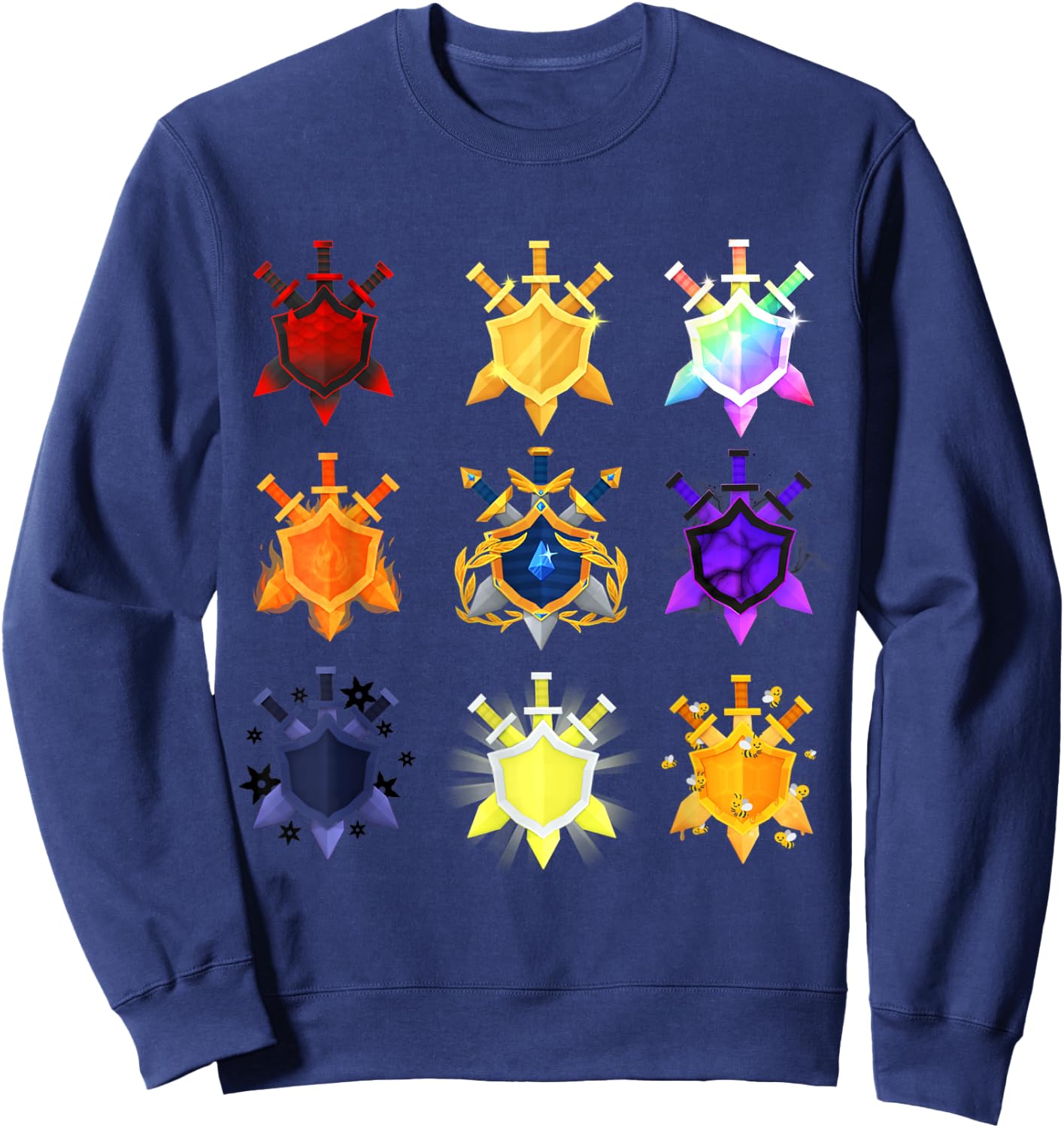 Treasure Quest Emblems Sweatshirt - Sweatshirt | Navy