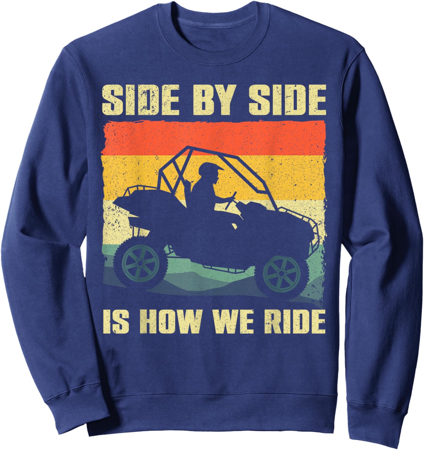 Funny SxS Design Women SxS UTV Side By Side Vehicle Sweatshirt - Sweatshirt | Navy