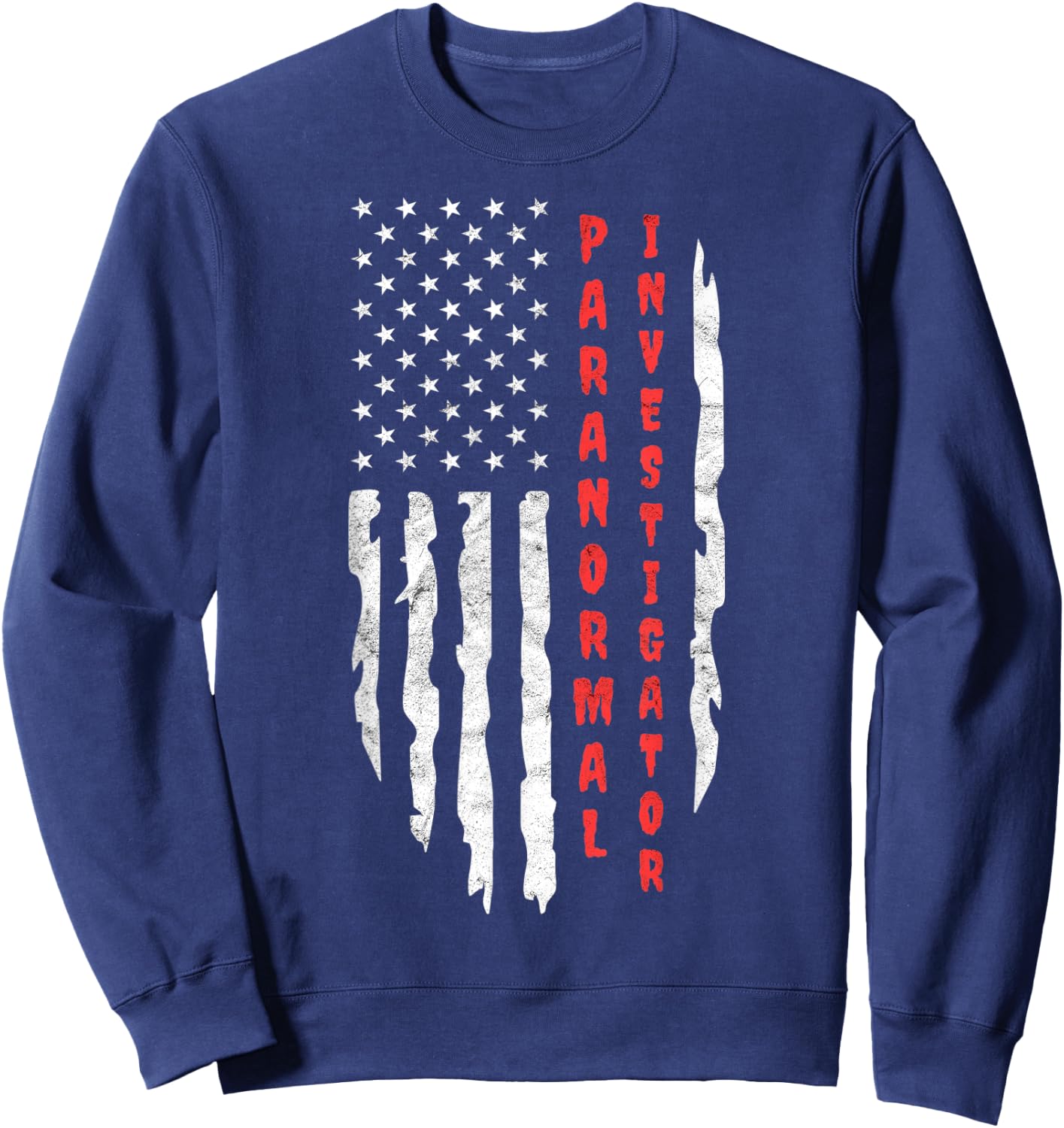 Ghost Hunting Paranormal Investigator Sweatshirt - Sweatshirt | Navy