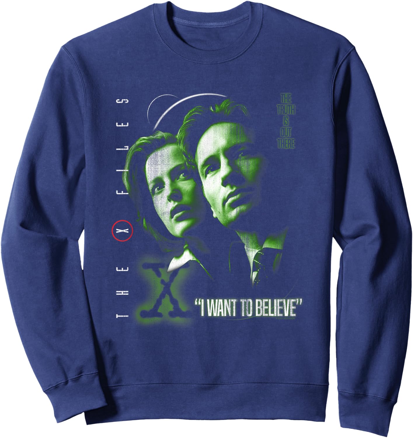 X-Files I Want to Believe Sweatshirt - Sweatshirt | Navy