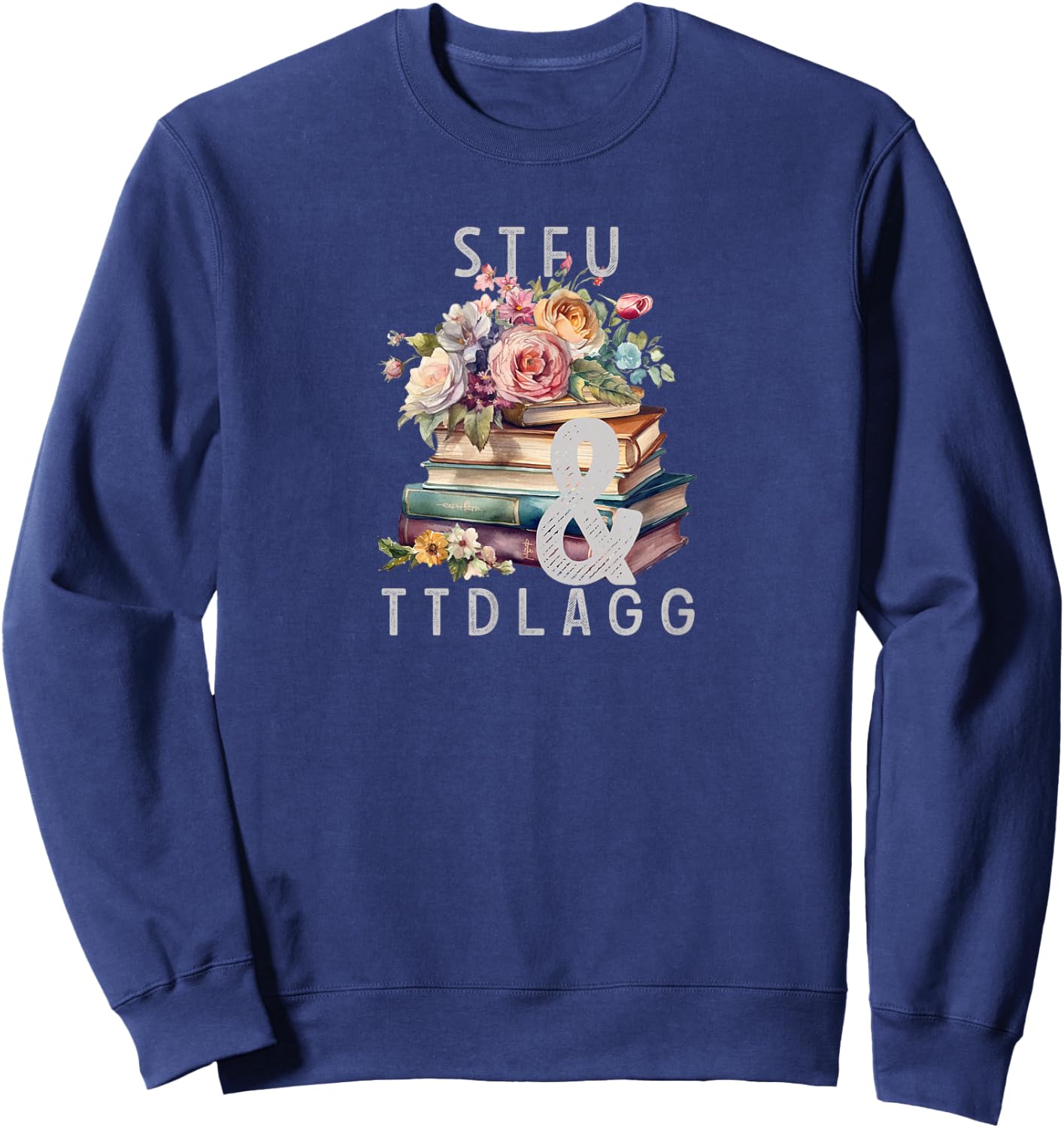 Bookish Book Lovers Readers of Smut Sweatshirt - Sweatshirt | Navy