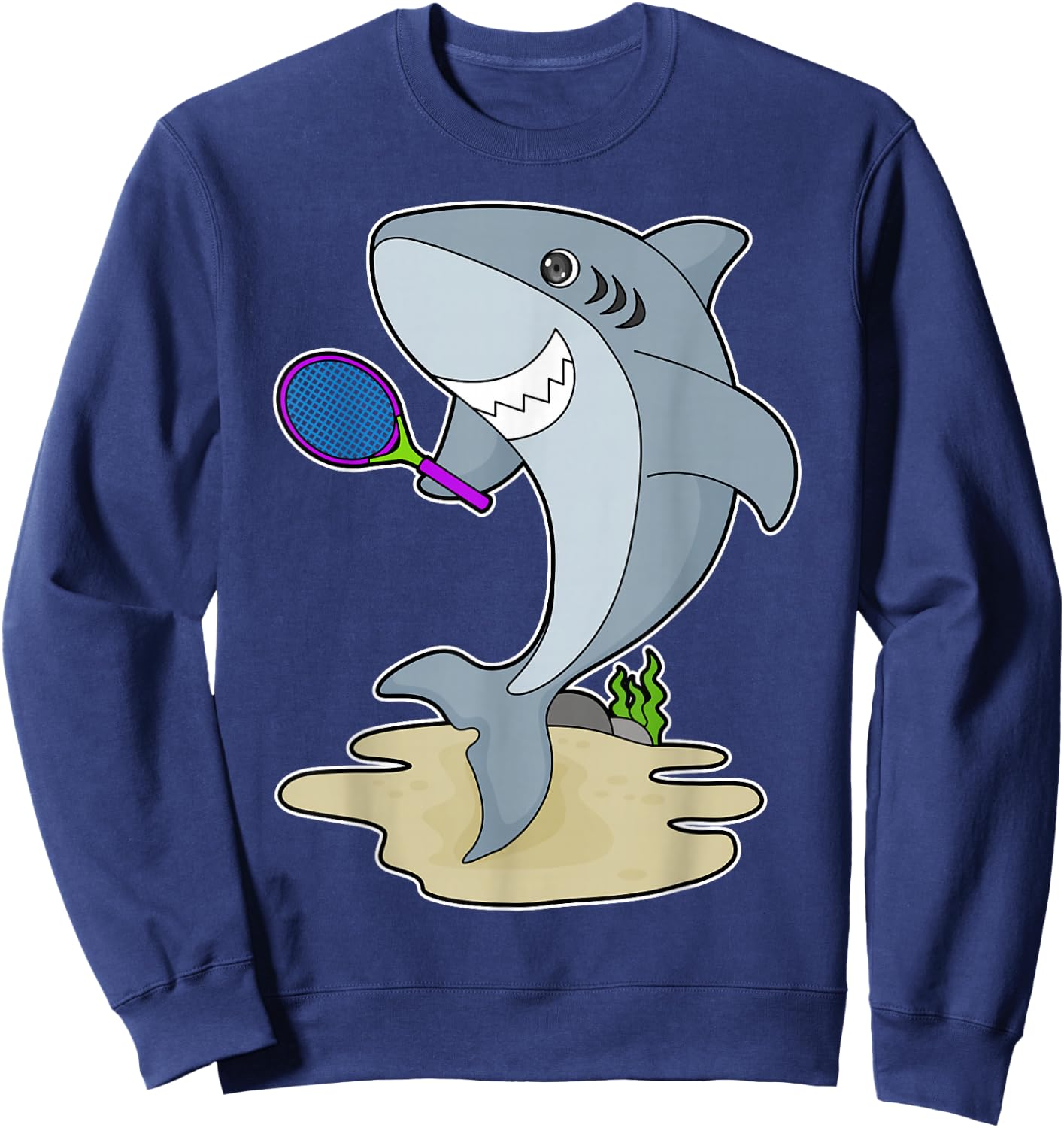 Shark Tennis Tennis racket Sports Sweatshirt - Sweatshirt | Navy