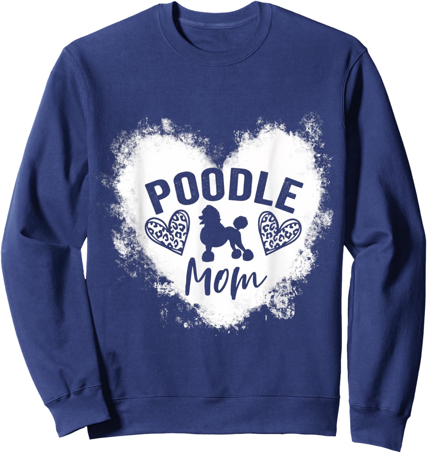 Poodle Mom Poodle Mama Poodle Dog Lover Women Kids Sweatshirt - Sweatshirt | Navy