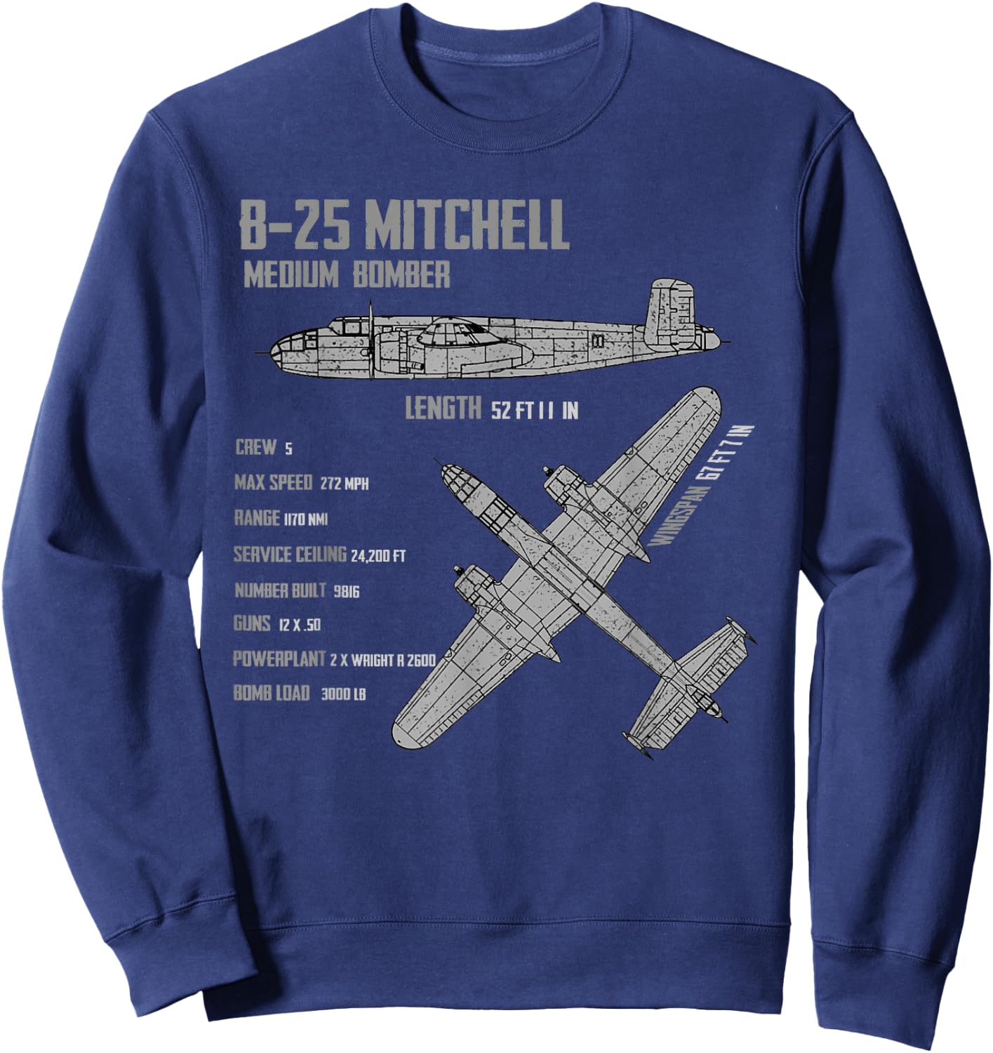 B-25 Mitchell Sweatshirt - Sweatshirt | Navy