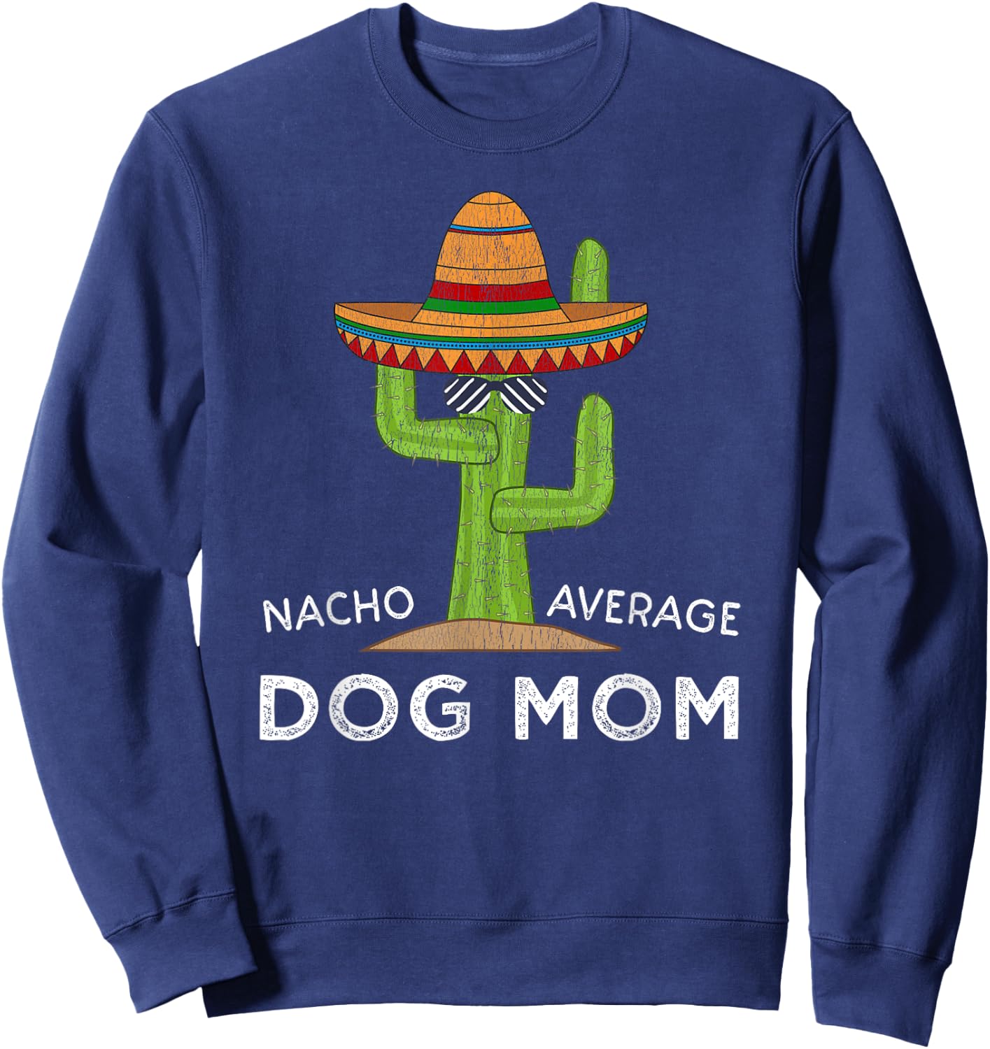 Fun Cute Pet Owner Humor Saying | Funny Dog Mom Sweatshirt - Sweatshirt | Navy