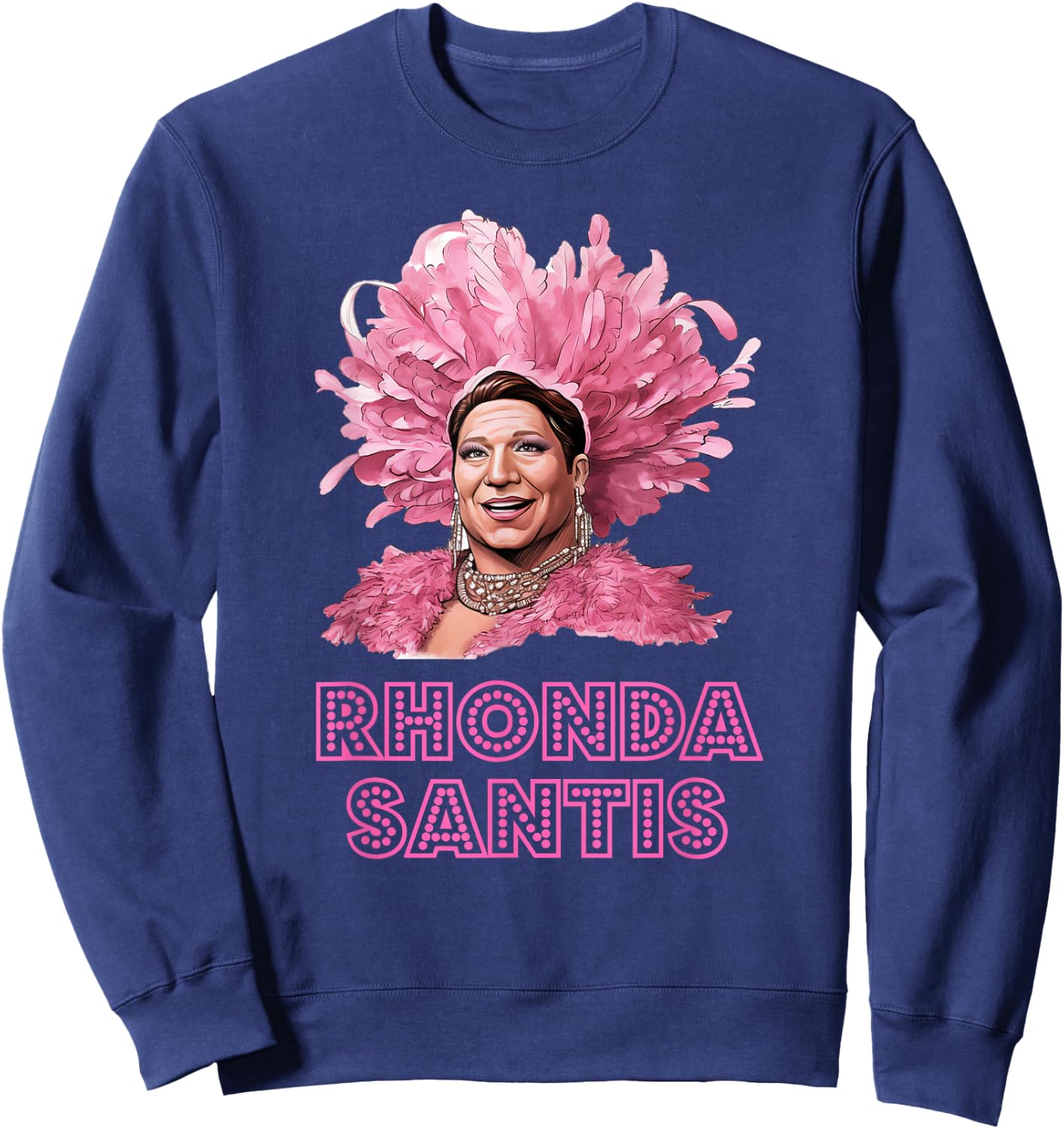 Rhonda Santis Sweatshirt - Sweatshirt | Navy
