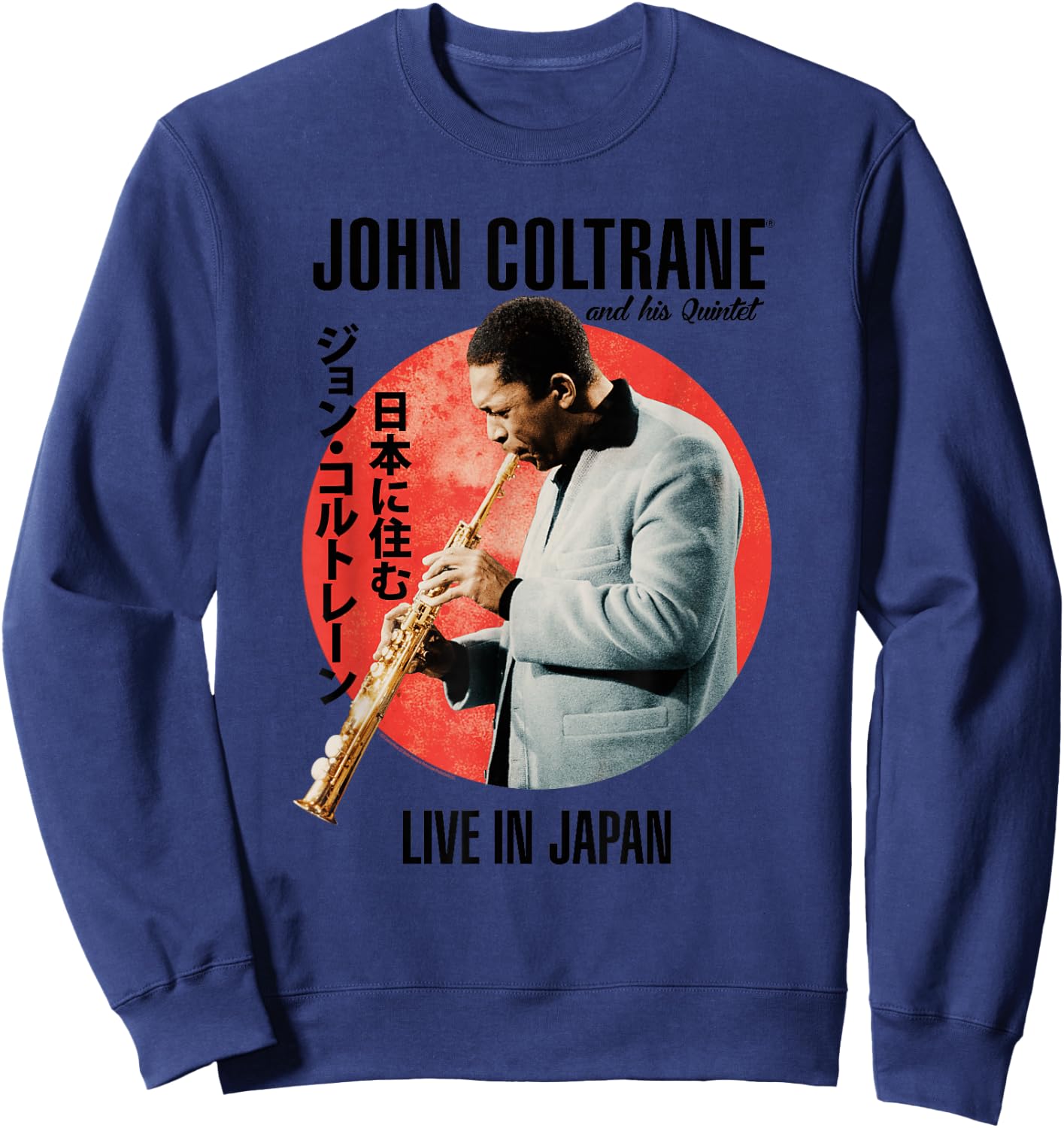 John Coltrane Live In Japan Sweatshirt - Sweatshirt | Navy