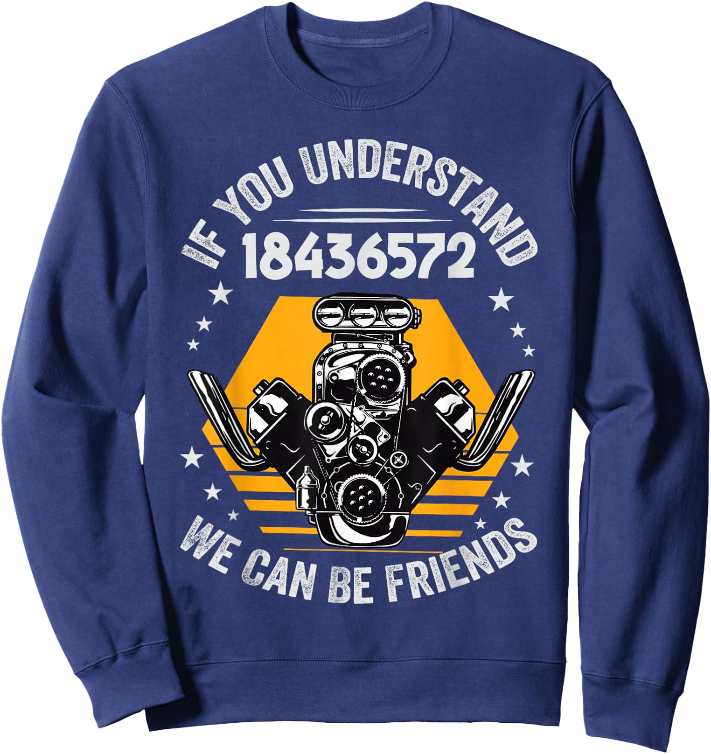 If You Understand 18436572 We Can Be Friends - Funny Sweatshirt - Sweatshirt | Navy