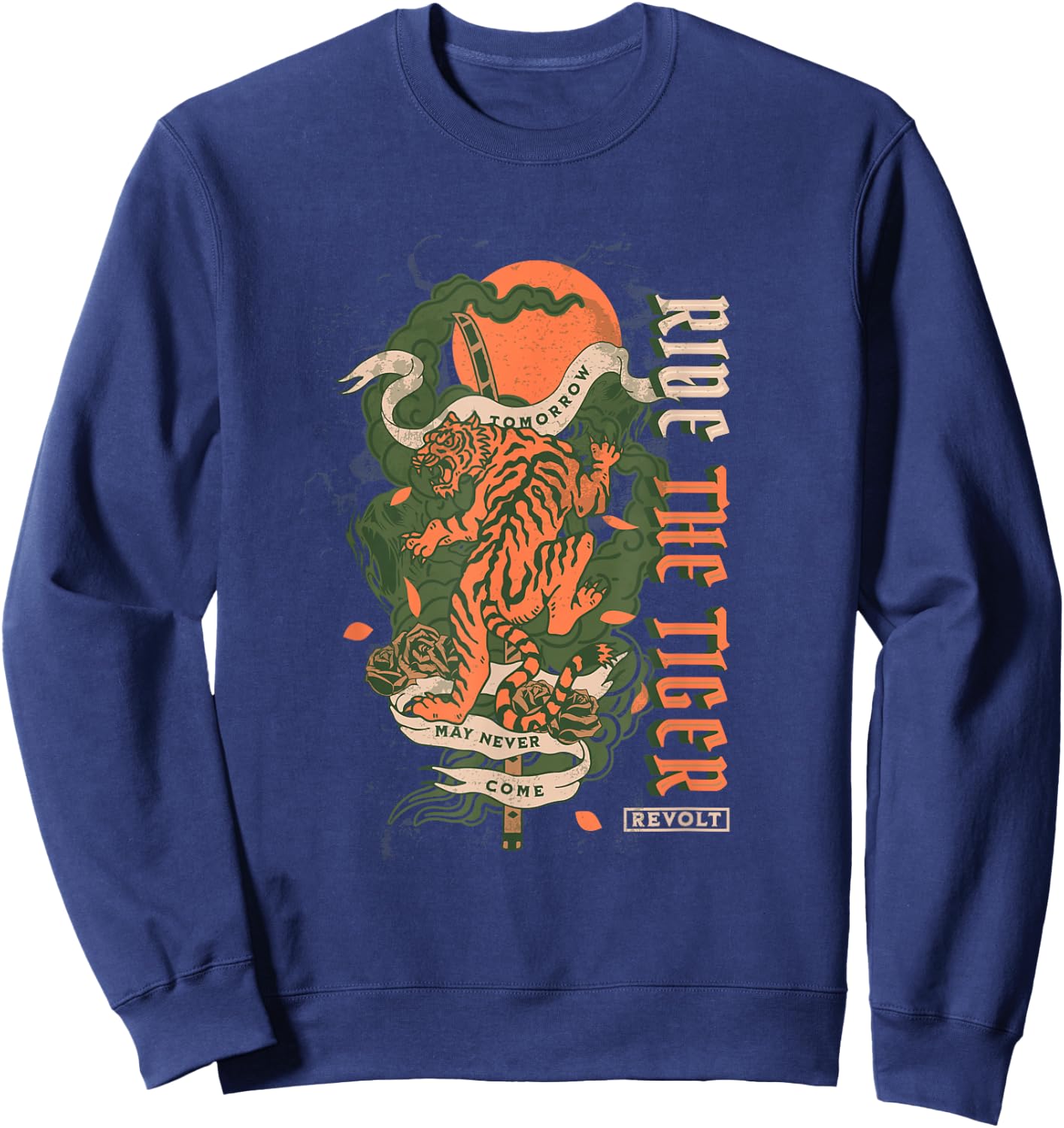 Ride the Tiger Julius Evola Revolt Against the Modern World Sweatshirt - Sweatshirt | Navy