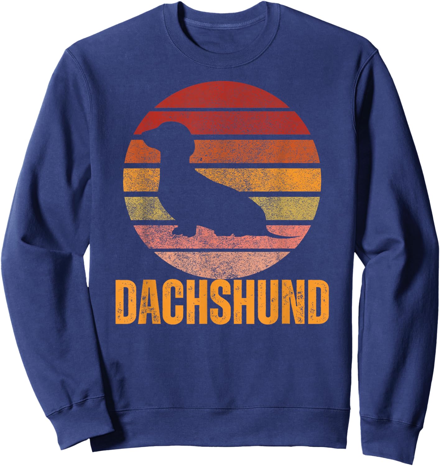 Dog Lover Gifts Dachshund 's Wiener Dog Men's Sweatshirt - Sweatshirt | Navy
