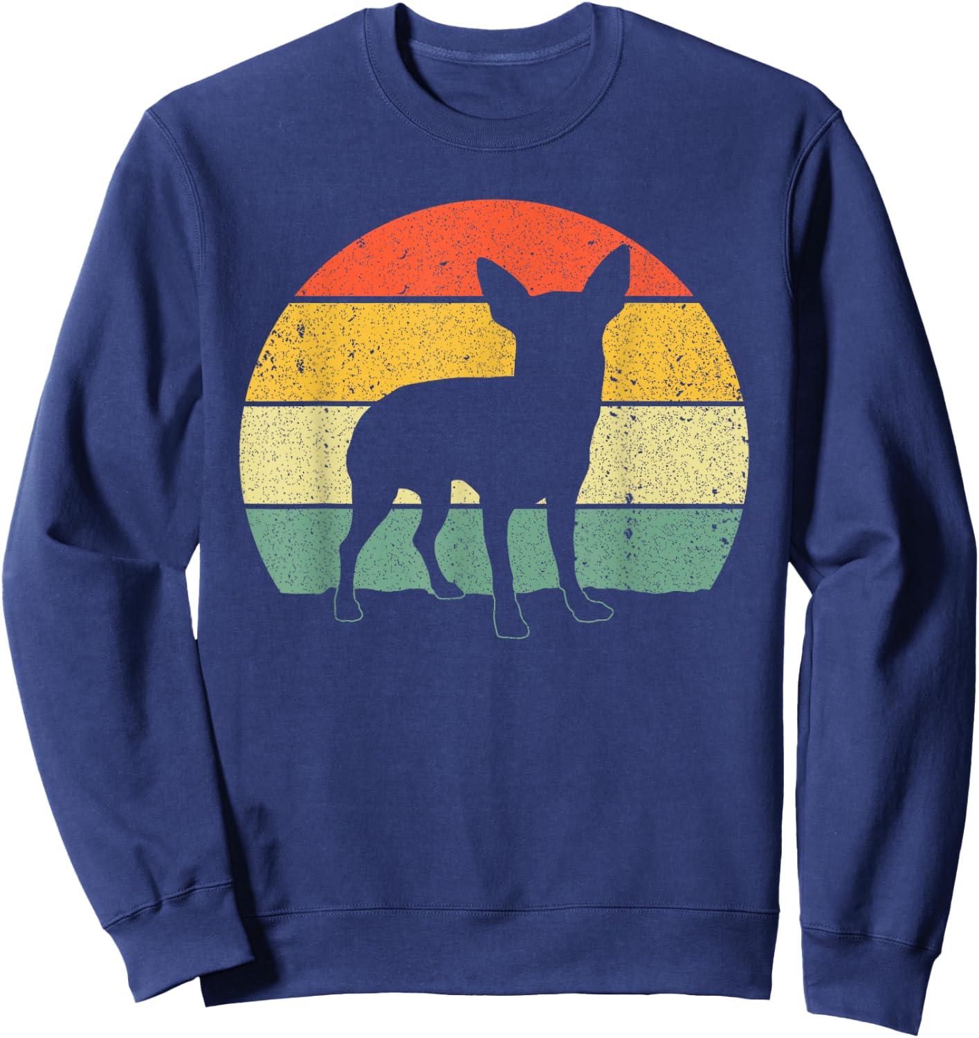 Vintage Chihuahua Design Women Kids Chihuahua Lovers Sweatshirt - Sweatshirt | Navy