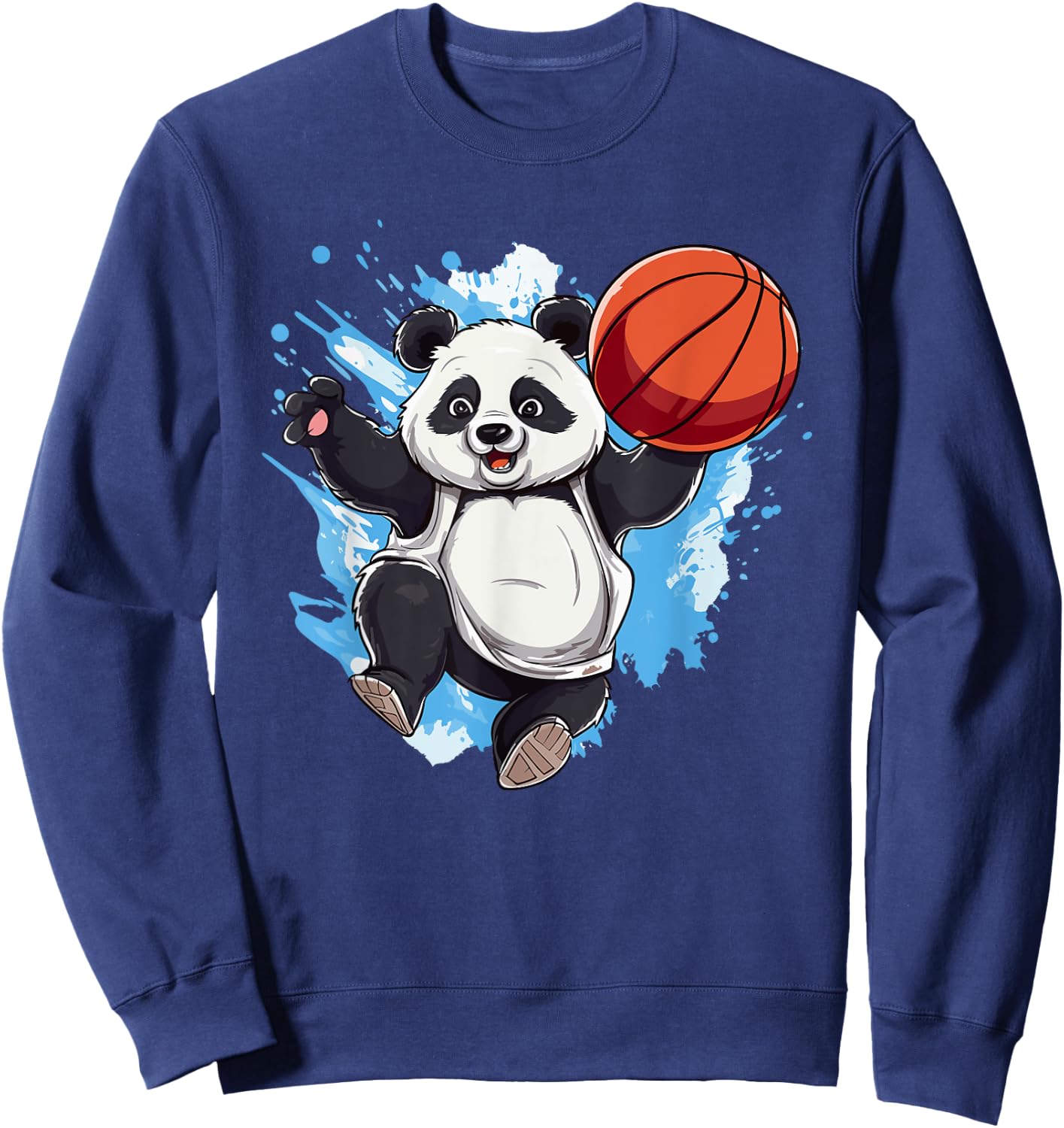 Panda Basketball Player Outfit Slam Dunk Boys Sweatshirt - Sweatshirt | Navy