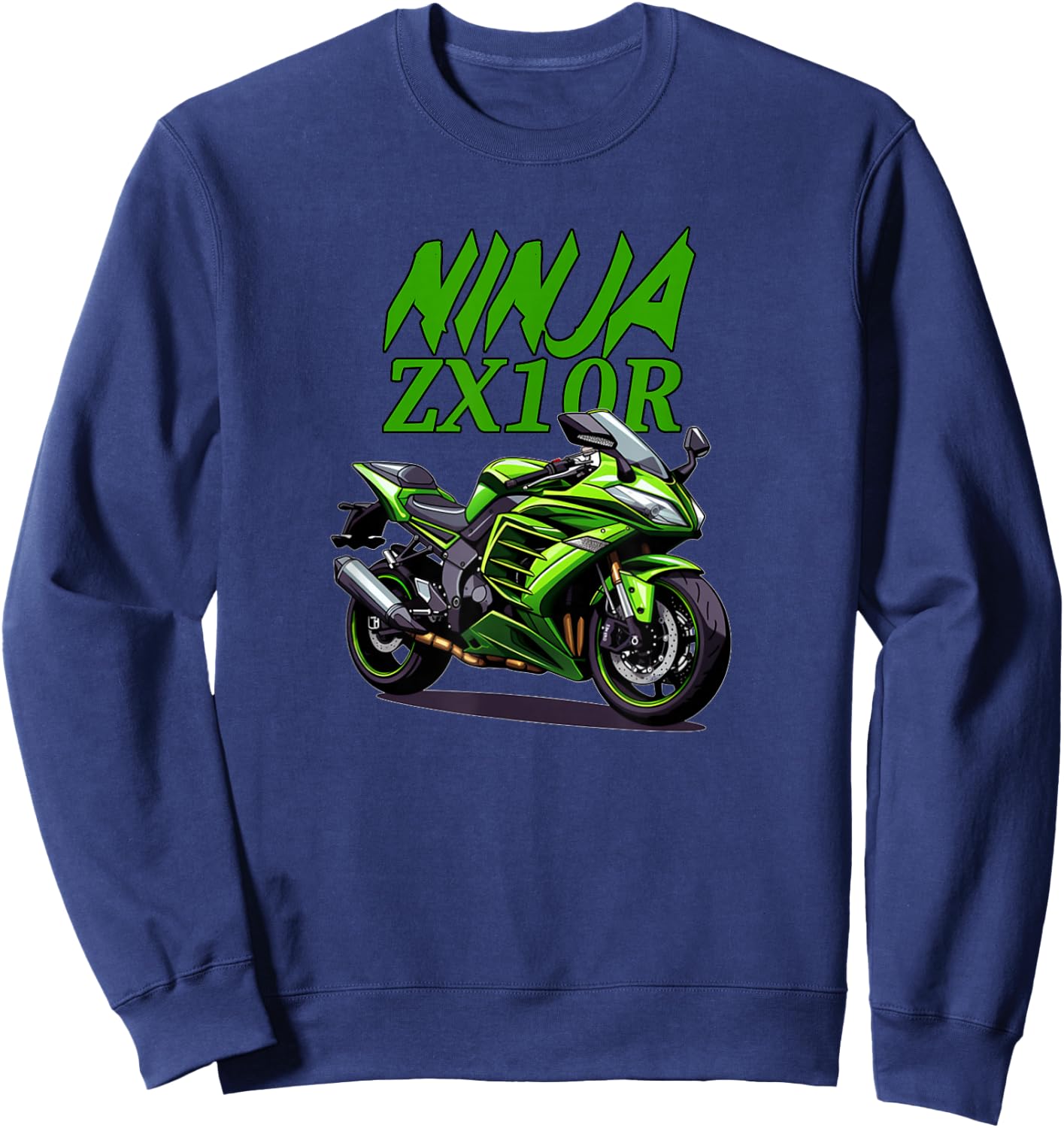ZX10R Motorcycle Sweatshirt - Sweatshirt | Navy