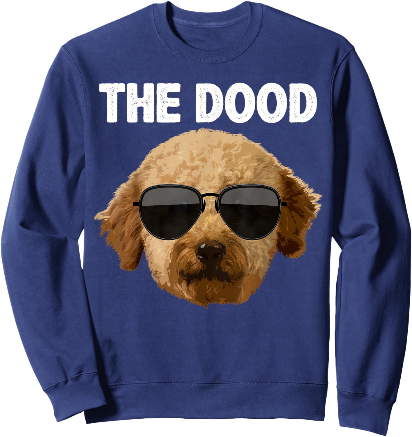Cool Goldendoodle Design Women Goldendoodle Doodle Sweatshirt - Sweatshirt | Navy