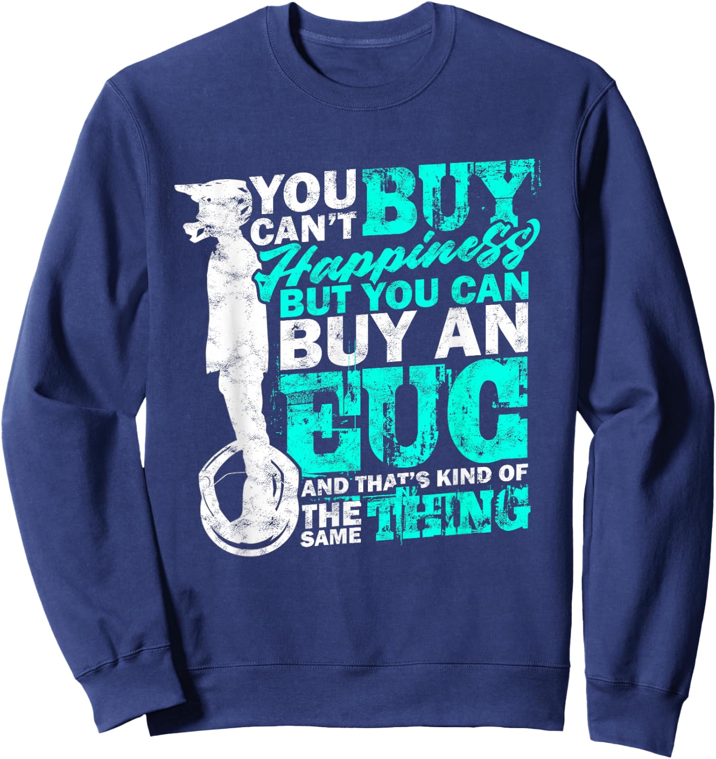 Electric Unicycle EUC Monowheel Electric Unicycle Sweatshirt - Sweatshirt | Navy