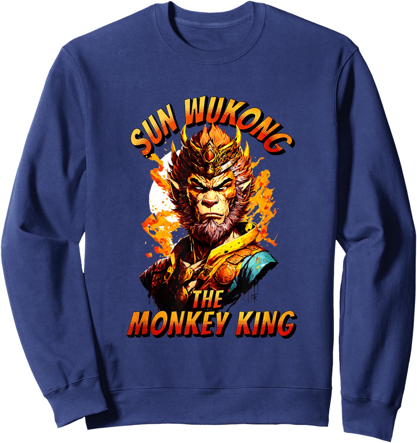 Sun Wukong - The Monkey King Sweatshirt - Sweatshirt | Navy