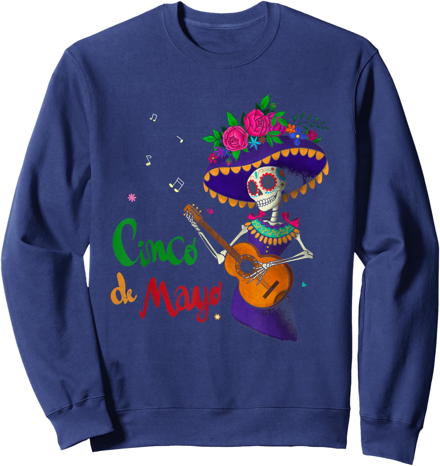 Cinco De Mayo Mexican Lets Fiesta 5 De Mayo Women Men Sweatshirt - Sweatshirt | Navy