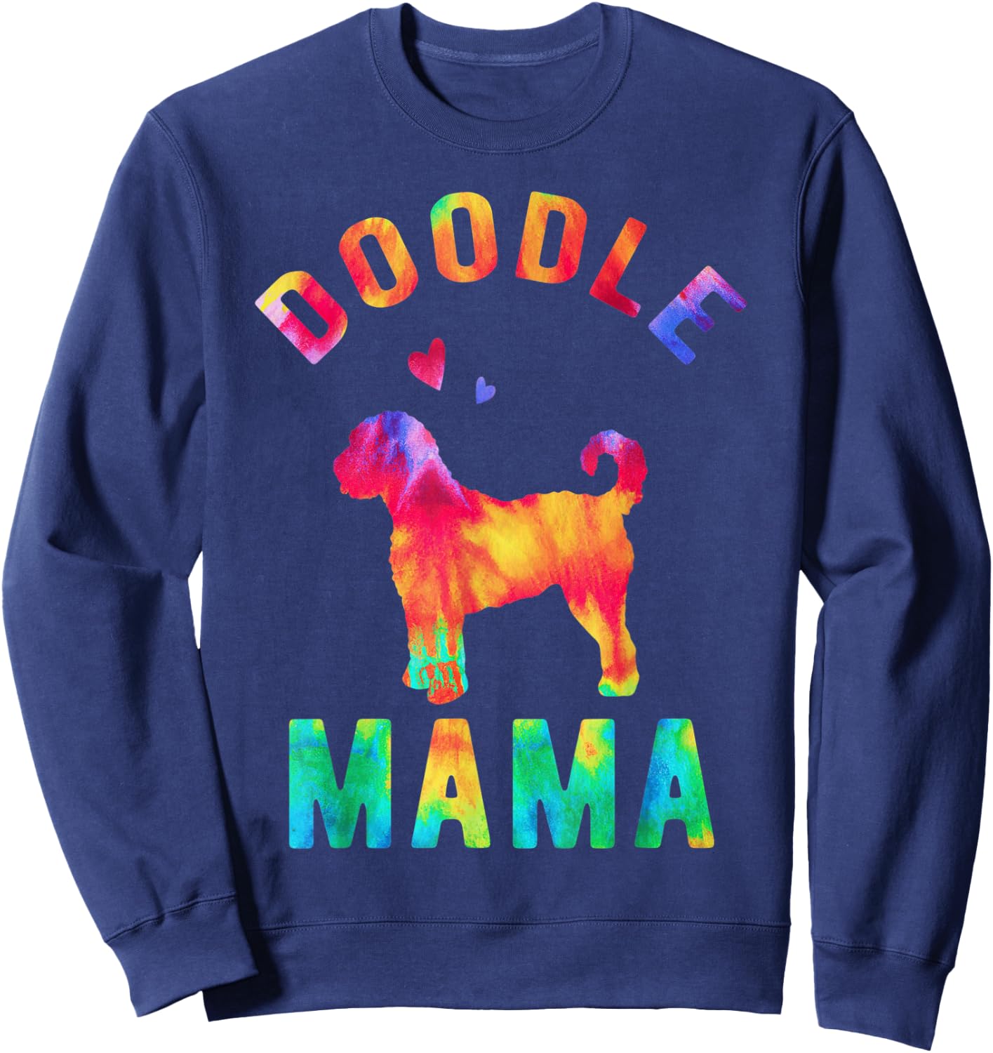 Doodle Mom Doodle Mama Goldendoodle Dog Lover Sweatshirt - Sweatshirt | Navy