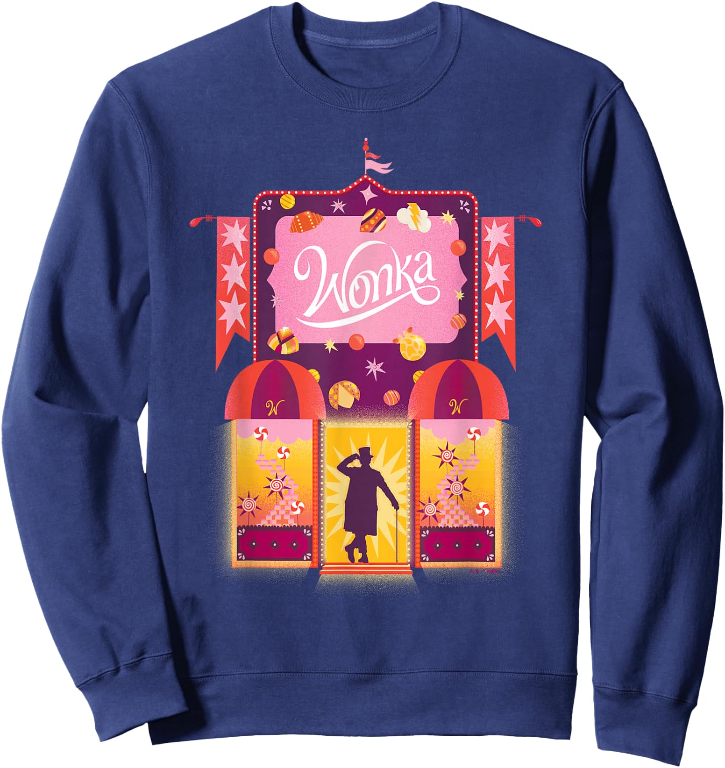 Wonka Shop Sweatshirt - Sweatshirt | Navy