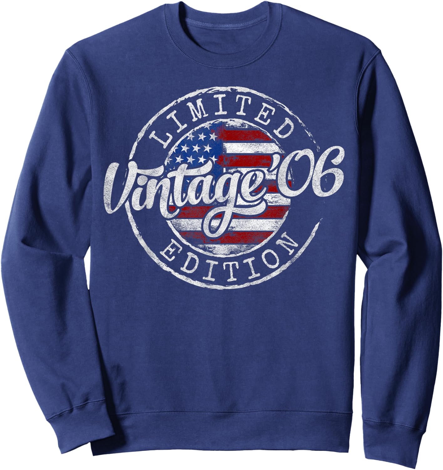 Vintage 2006 19th Birthday Gifts Women 19 Year Old Sweatshirt - Sweatshirt | Navy