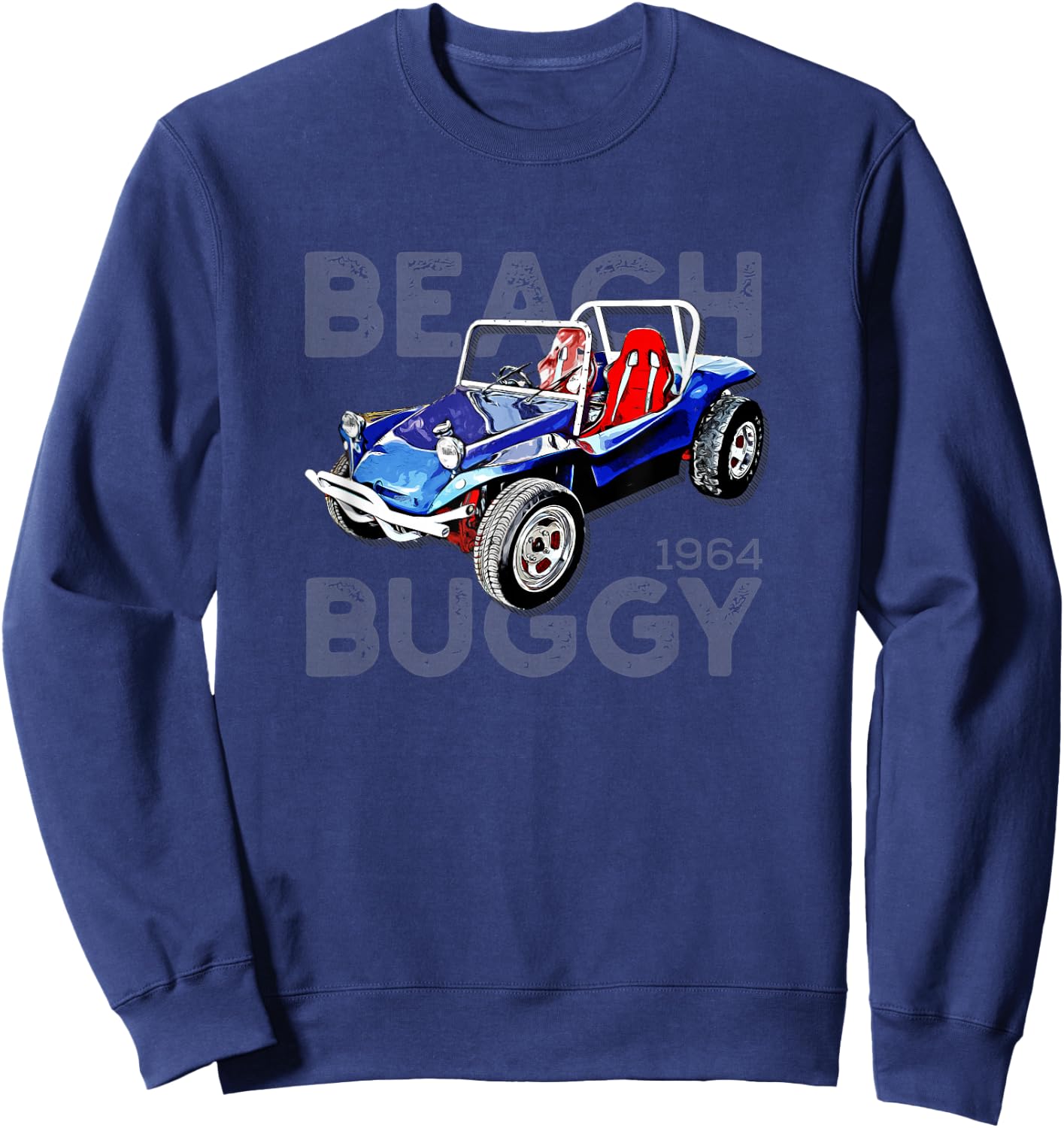 Beach Dune Buggy Classic car Sweatshirt - Sweatshirt | Navy