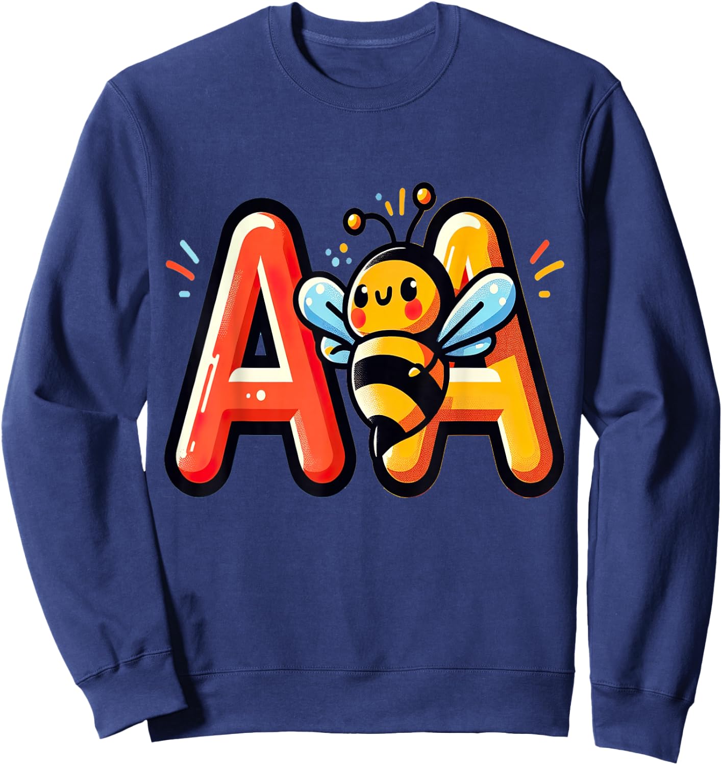 ABA Therapist Bee Therapy Behavior Analyst RBT Funny Sweatshirt - Sweatshirt | Navy