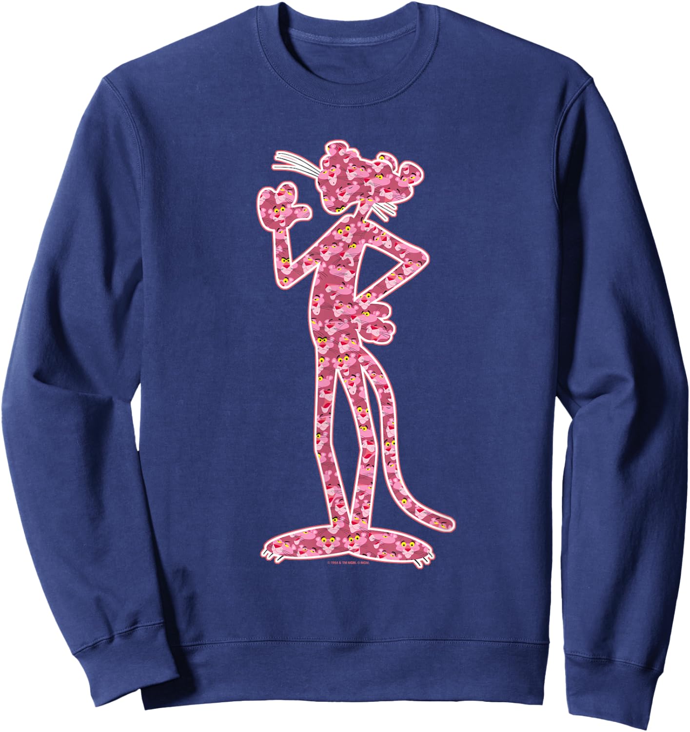 Pink Panther Heads Sweatshirt - Sweatshirt | Navy