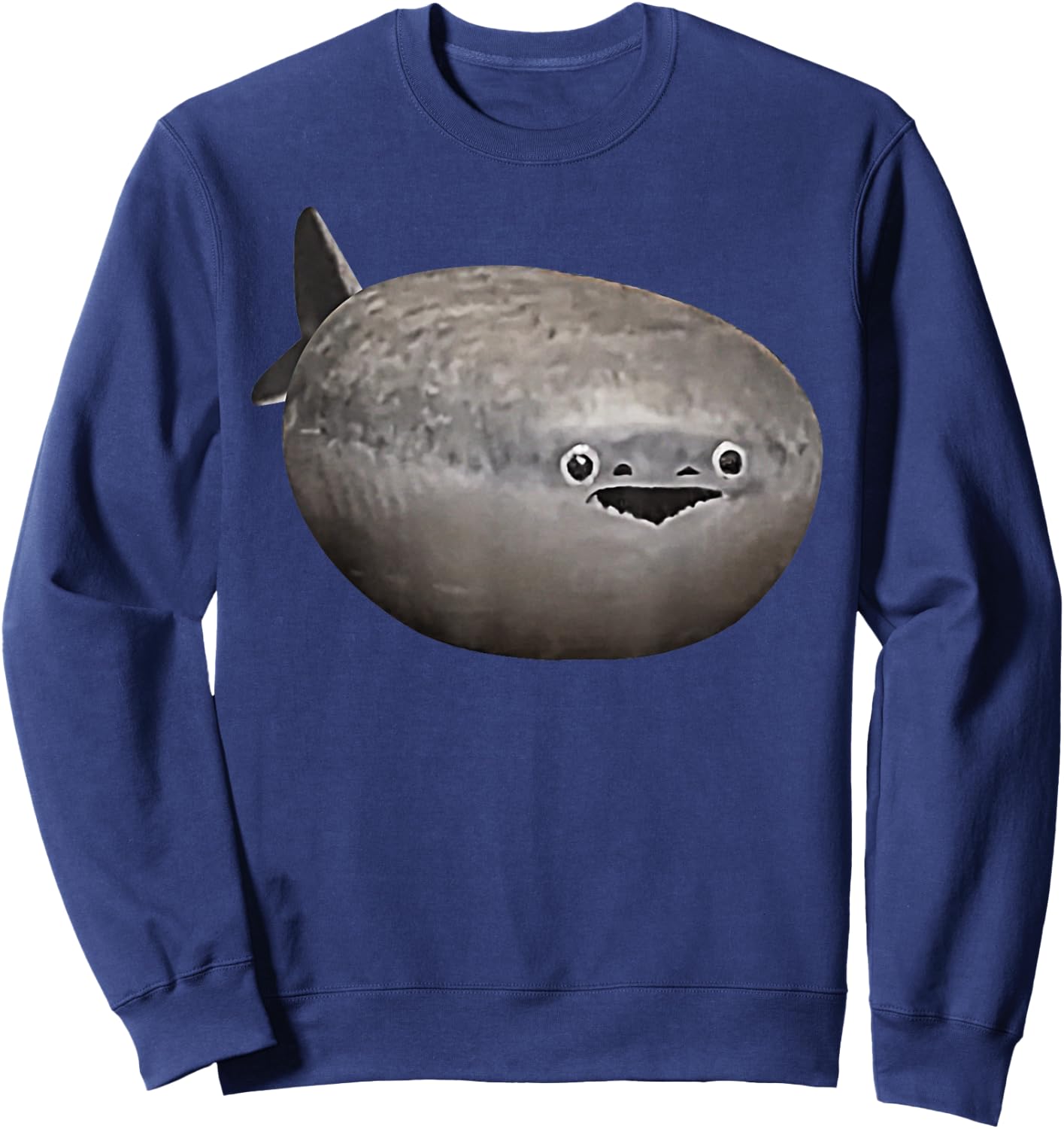 Sacabambaspis Fish Meme Realistic Sweatshirt - Sweatshirt | Navy