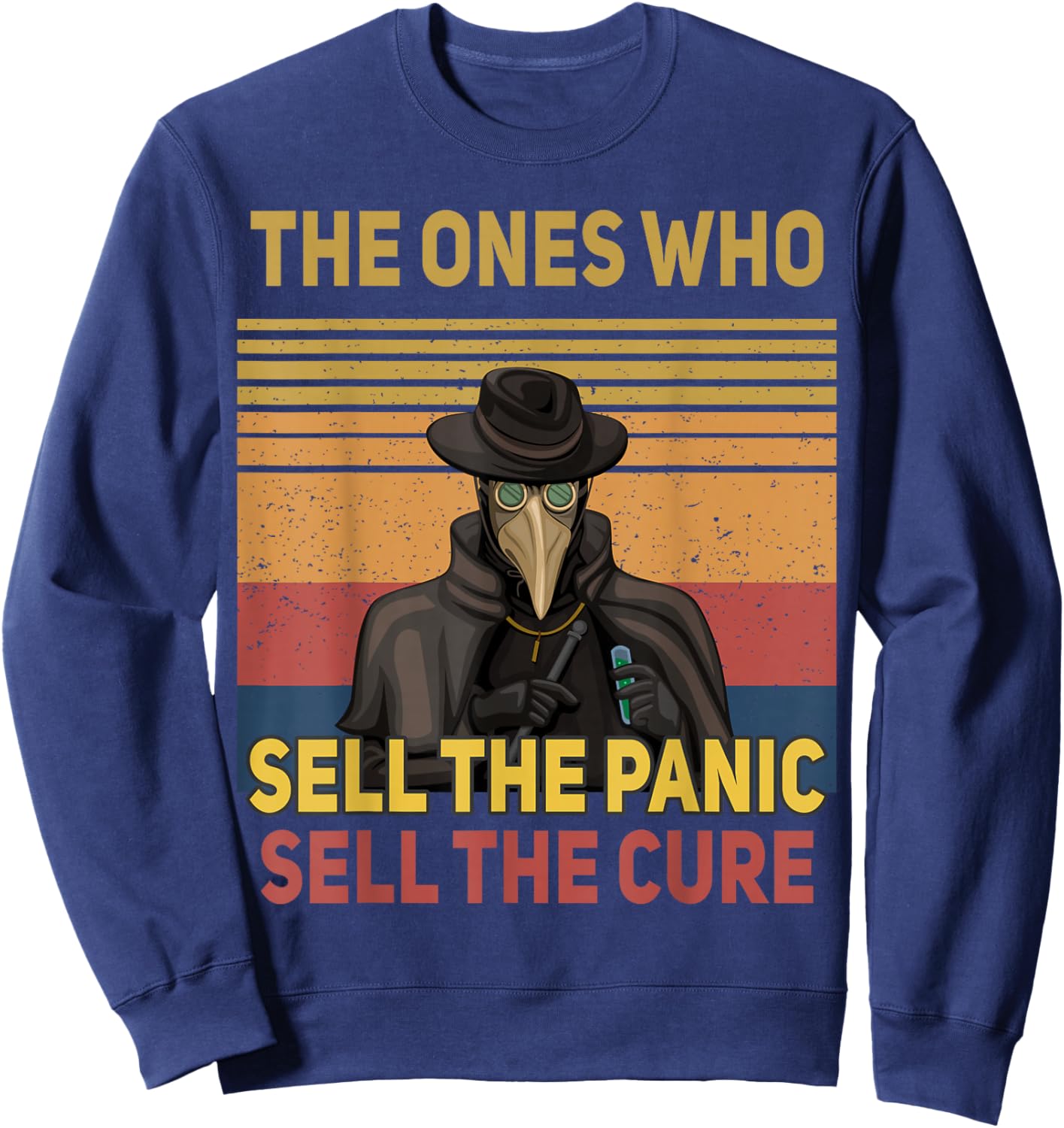 Plague Doctor - Those Who Sell the Panic Sweatshirt - Sweatshirt | Navy