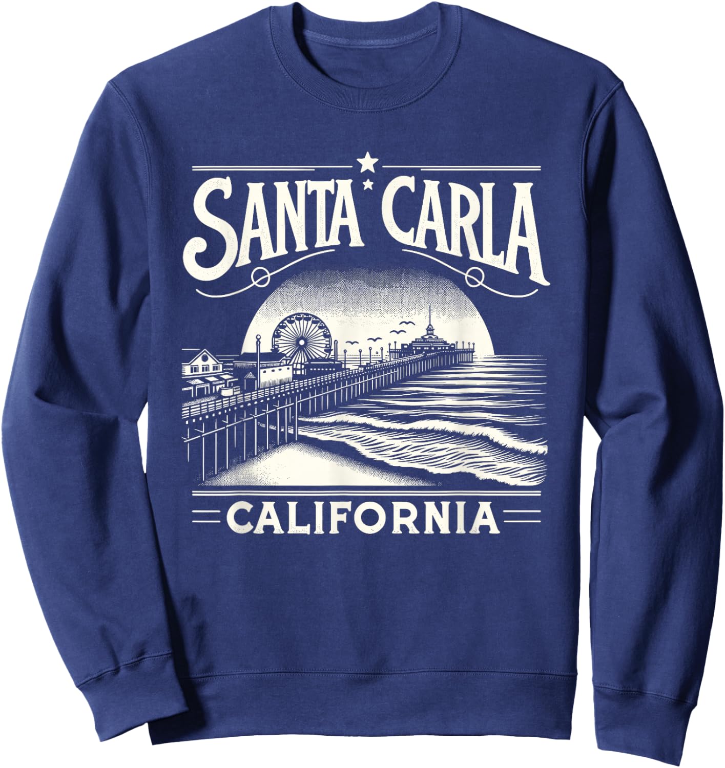 Santa Carla California Vampire Murder Capital Of The World Sweatshirt - Sweatshirt | Navy