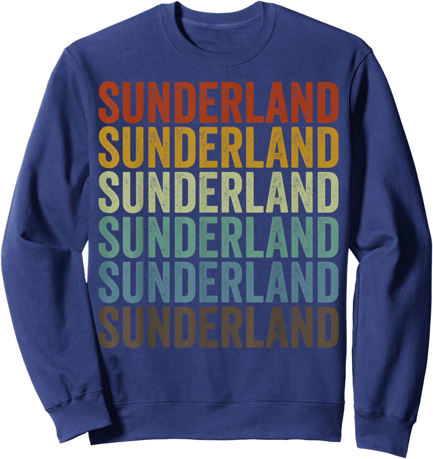 Sunderland City Retro Sweatshirt - Sweatshirt | Navy