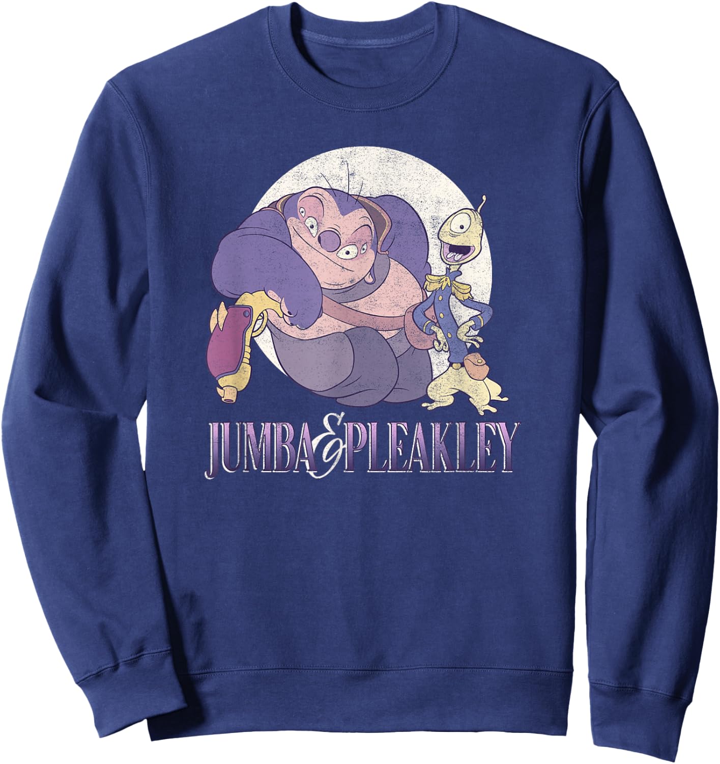 Disney Lilo & Stitch Jumba & Pleakley Poster Sweatshirt - Sweatshirt | Navy
