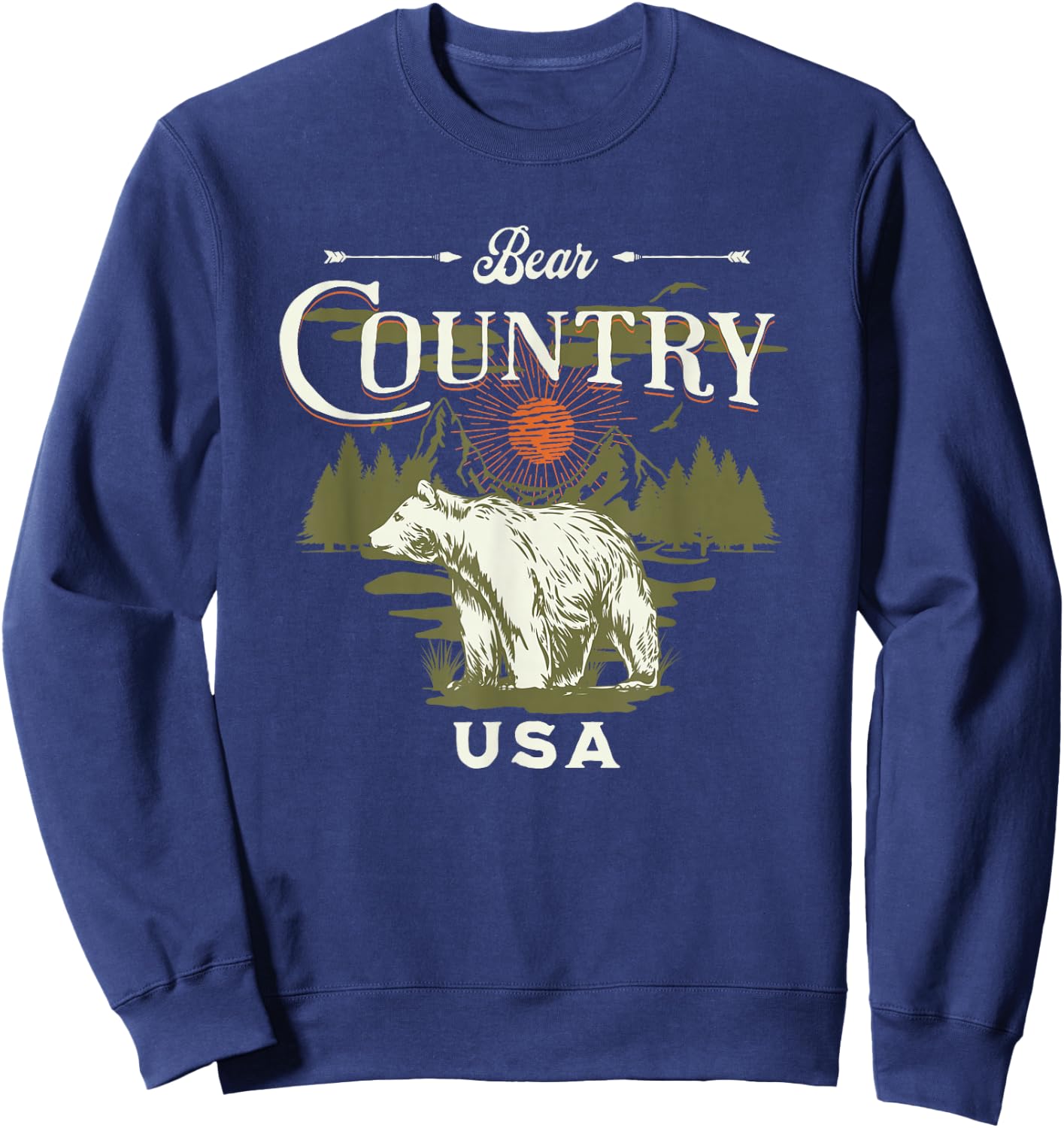 Bear Country USA Rapid City South Dakota Sweatshirt - Sweatshirt | Navy