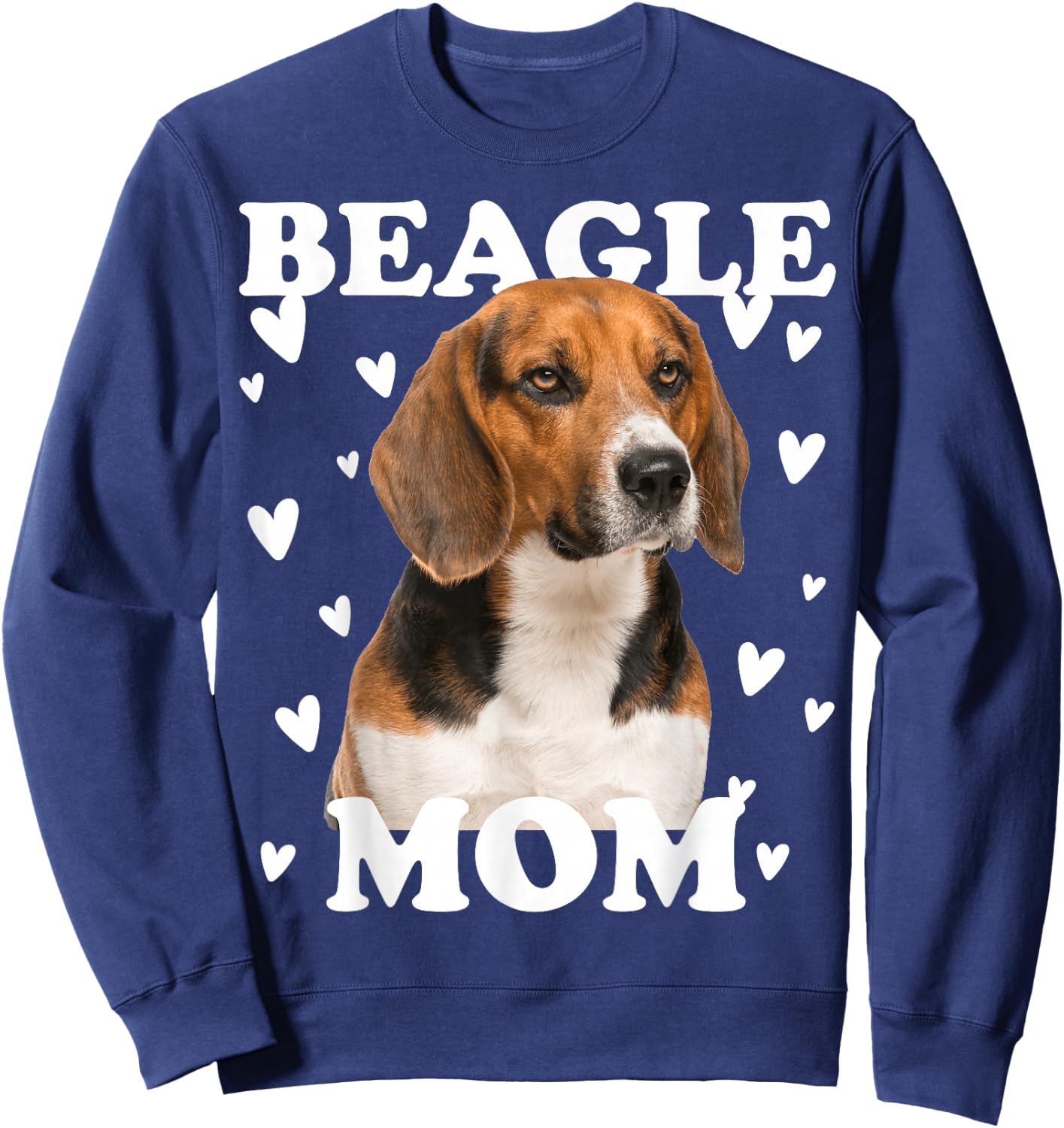 Beagle Mama Mother's Day Mother Mummy Mum Mommy Sweatshirt - Sweatshirt | Navy