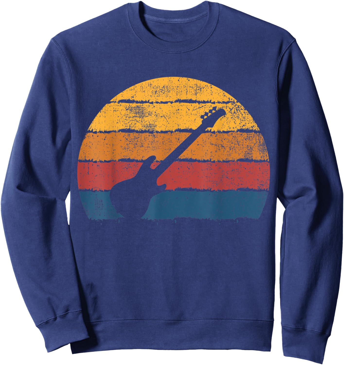 Guitar Guitarist Sweatshirt - Sweatshirt | Navy