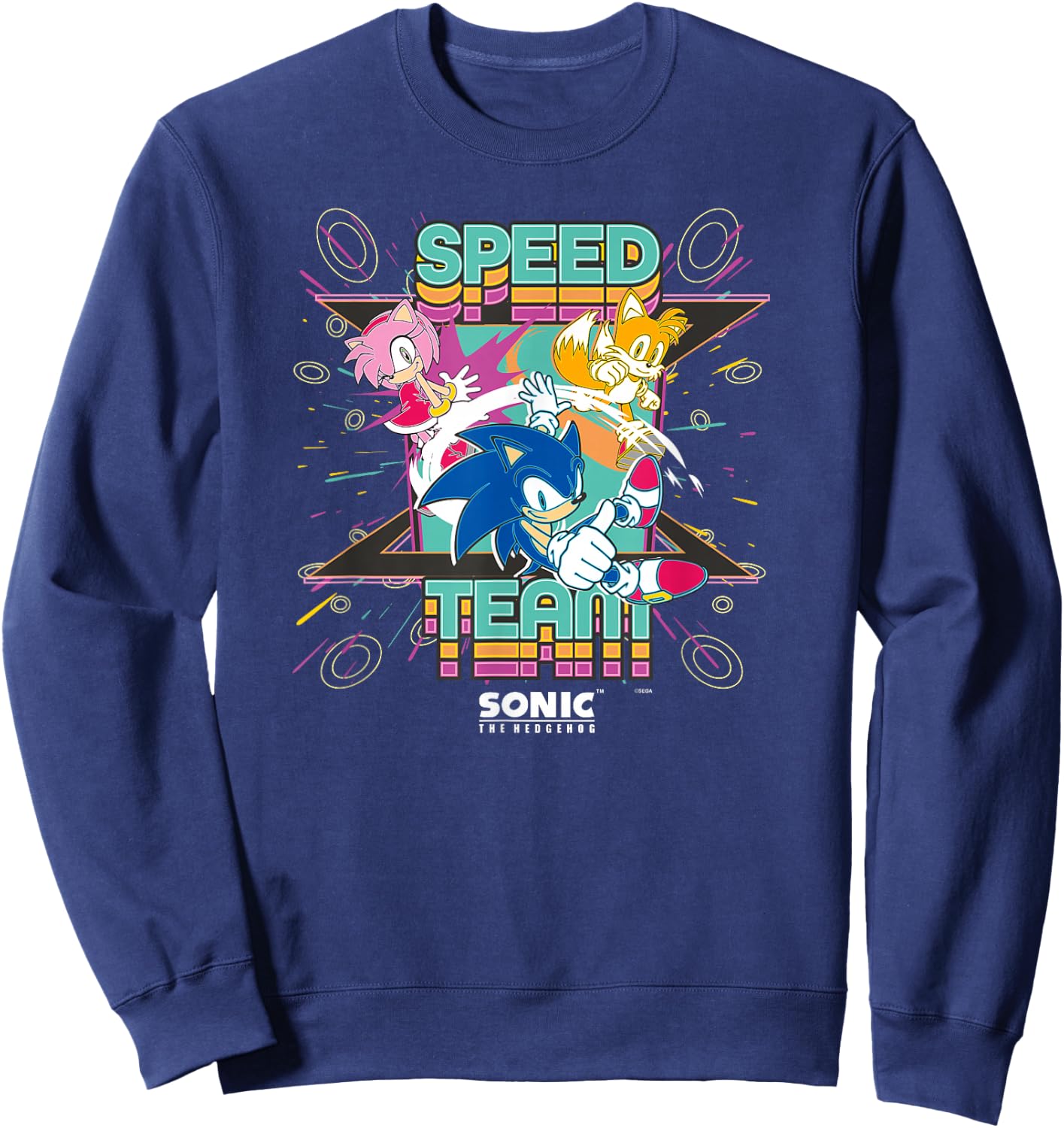 Sonic The Hedgehog - Speed Team Sweatshirt - Sweatshirt | Navy