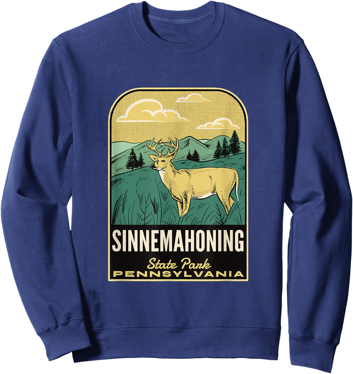 Sinnemahoning State Park PA Vintage Travel Sweatshirt - Sweatshirt | Navy