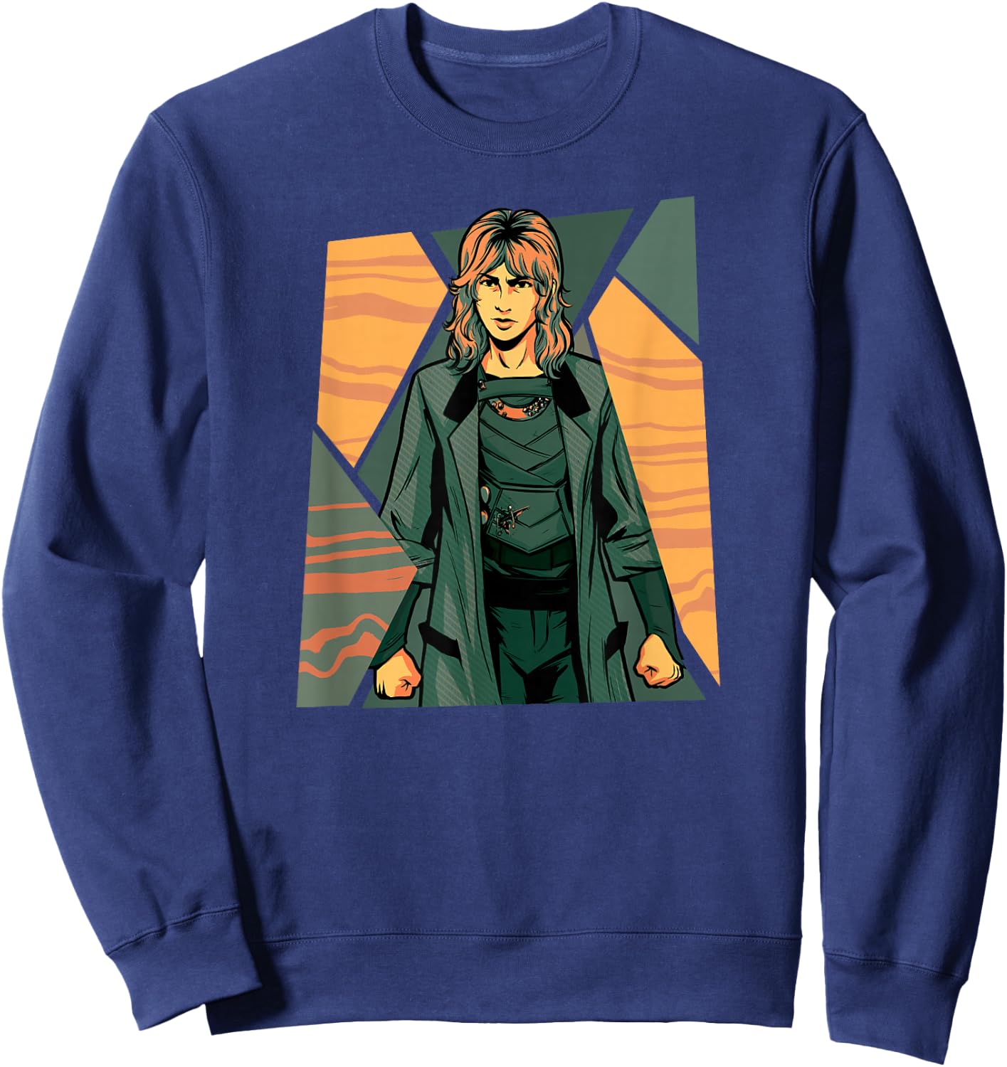 Marvel Studios Loki Season 2 Sylvie Shattered Disney+ MCU Sweatshirt - Sweatshirt | Navy