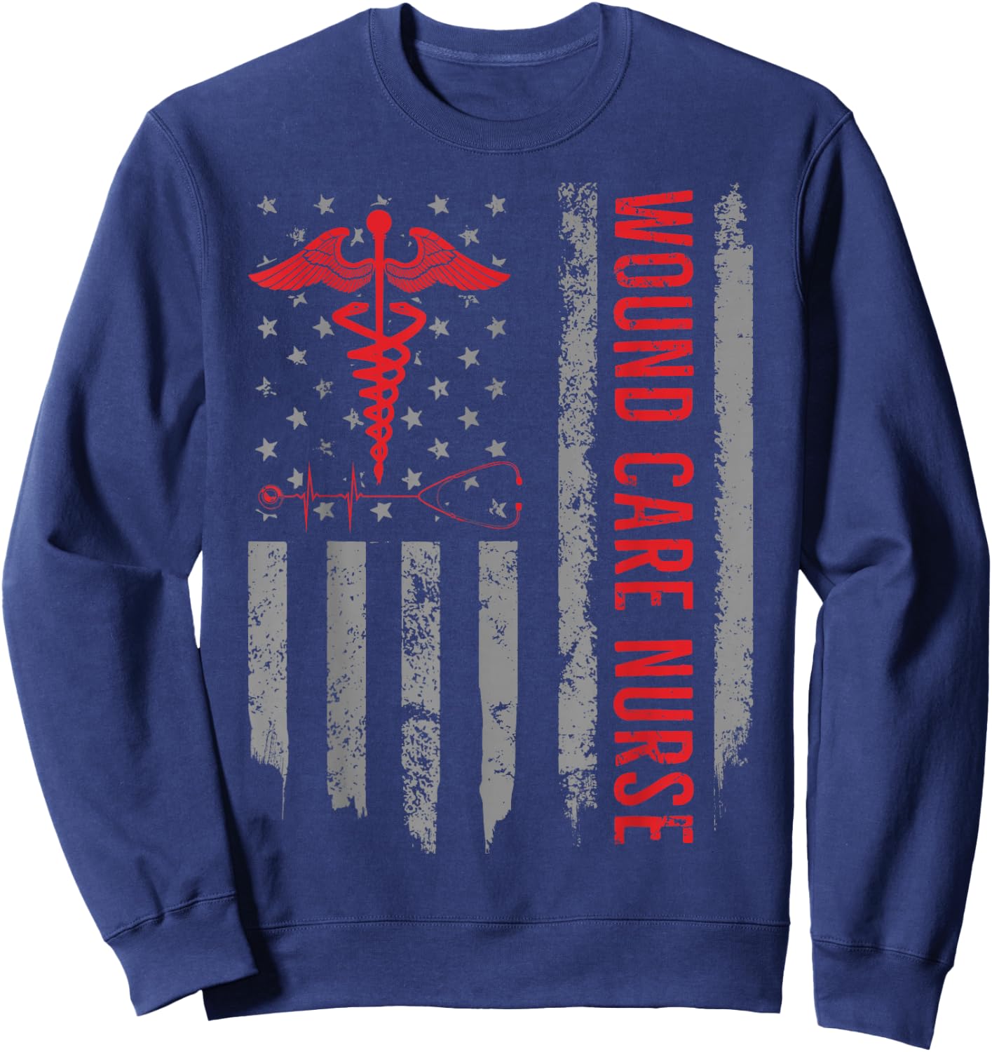 Wound Care Nurse RN or Nurses Sweatshirt - Sweatshirt | Navy