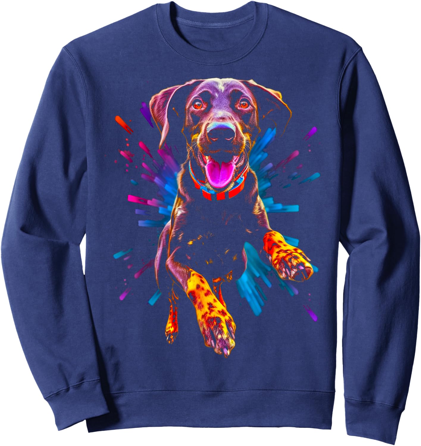 Dog Funny German Shorthaired Pointer Sweatshirt - Sweatshirt | Navy